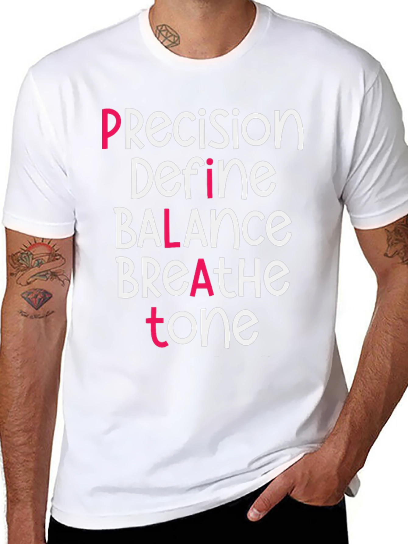 Pilates Inspired Tee - Precision Balance Tone