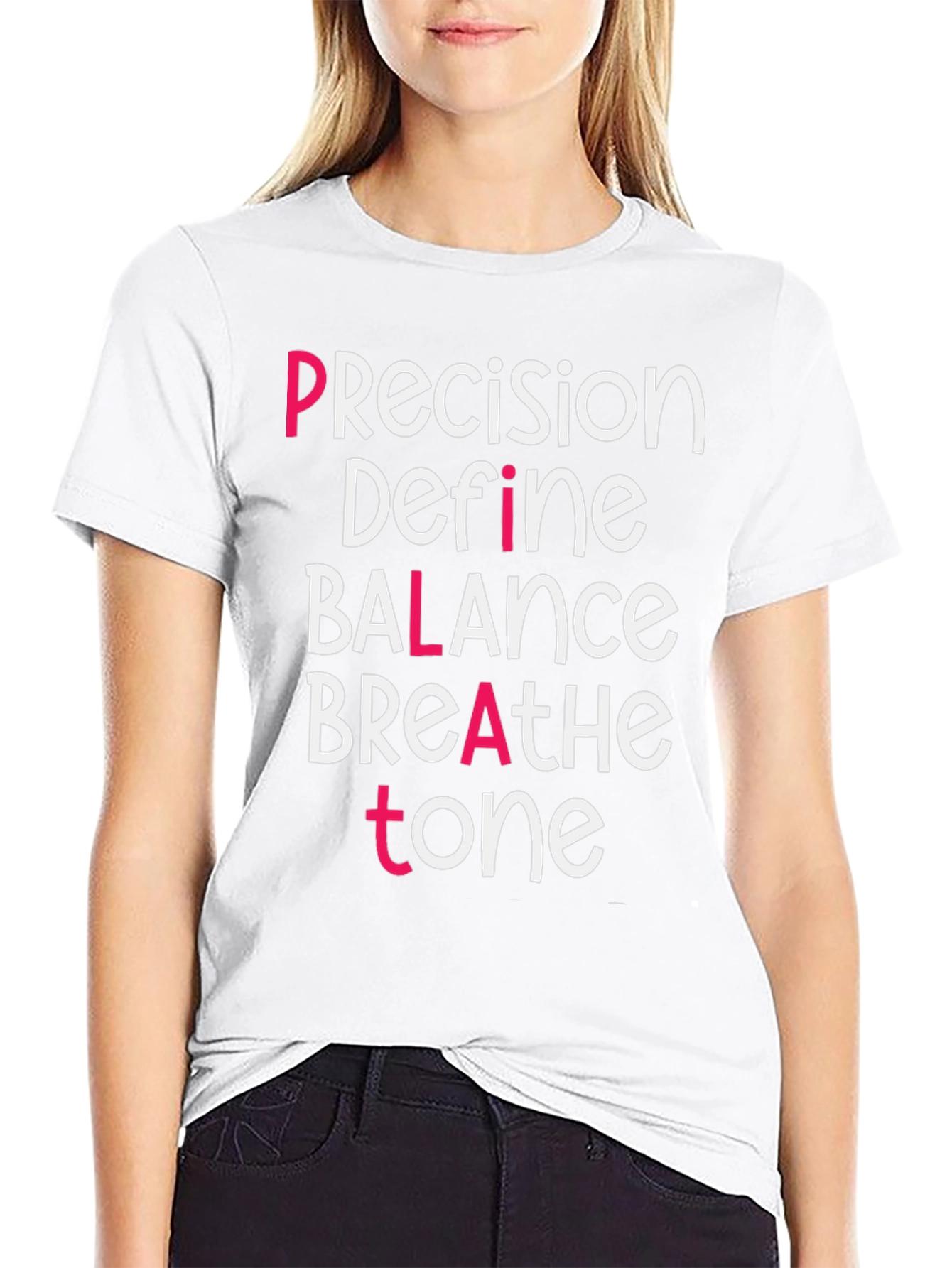 Pilates Inspired Tee - Precision Balance Tone