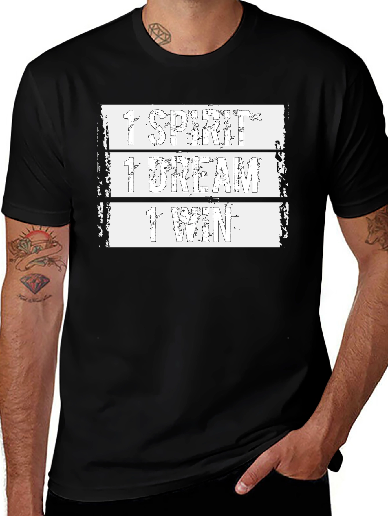1 Spirit 1 Dream 1 Win Graphic Tee
