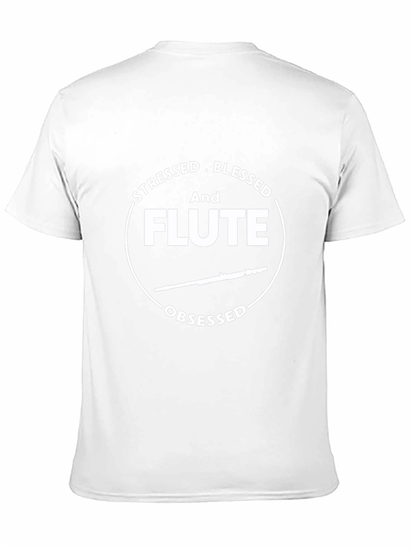 Stressed Blessed Flute Obsessed T-Shirt
