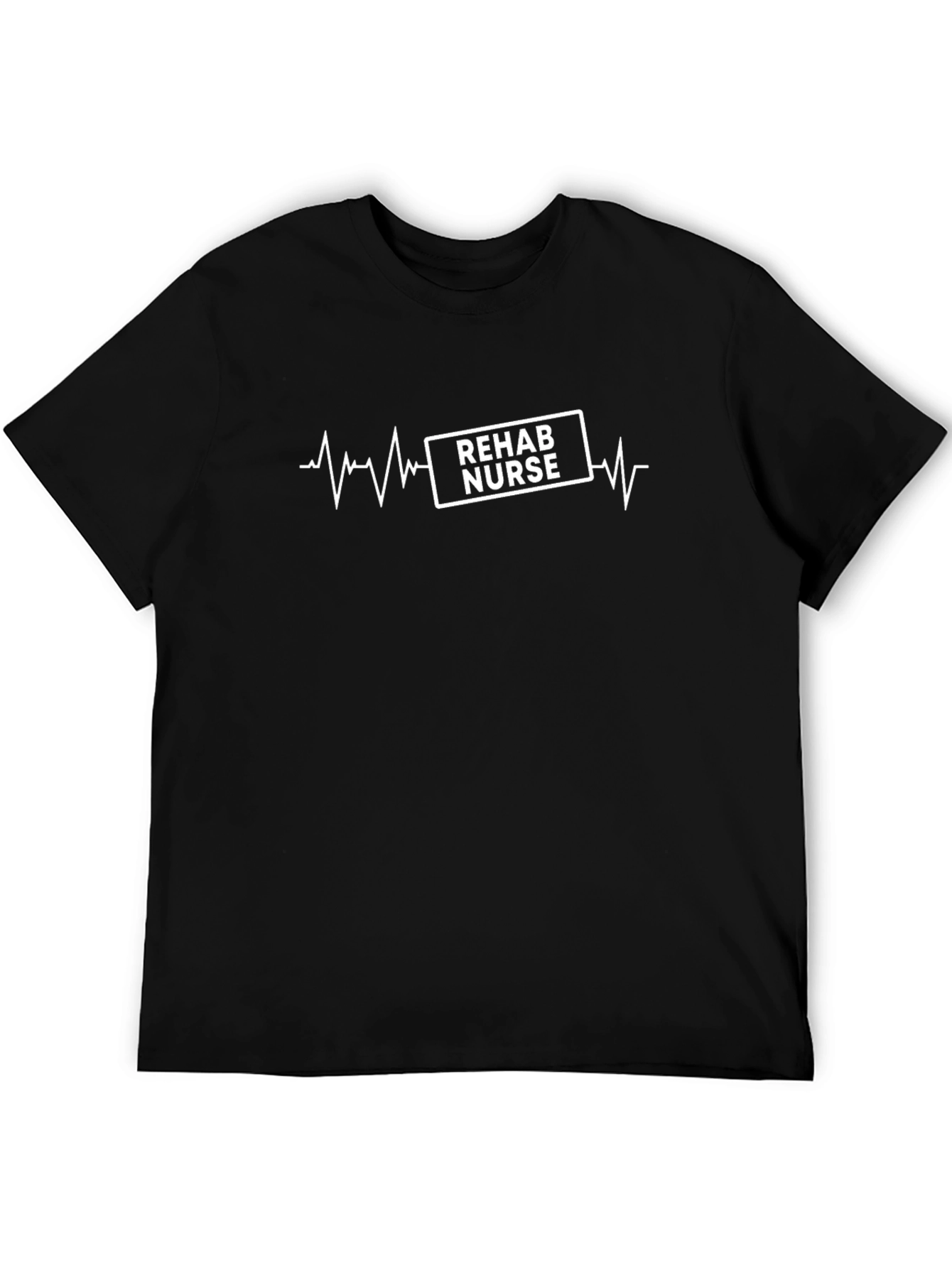 Rehab Nurse T-Shirt with Heartbeat Design