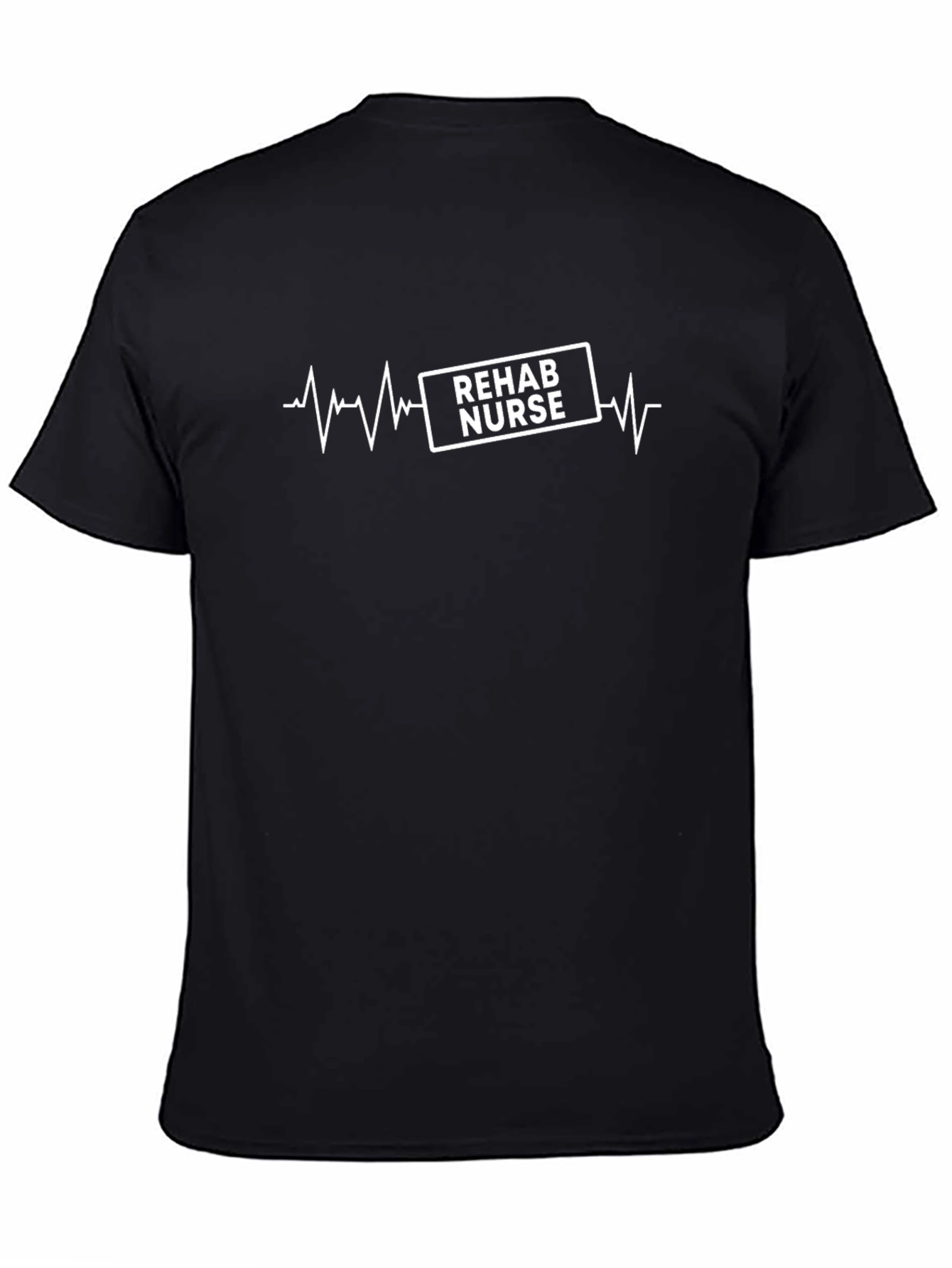 Rehab Nurse T-Shirt with Heartbeat Design