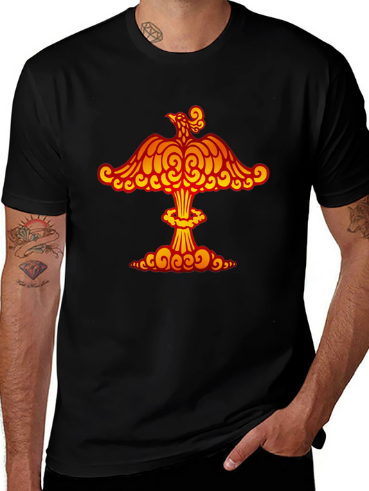 Phoenix Atomic Cloud T-Shirt - Artistic Graphic Tee