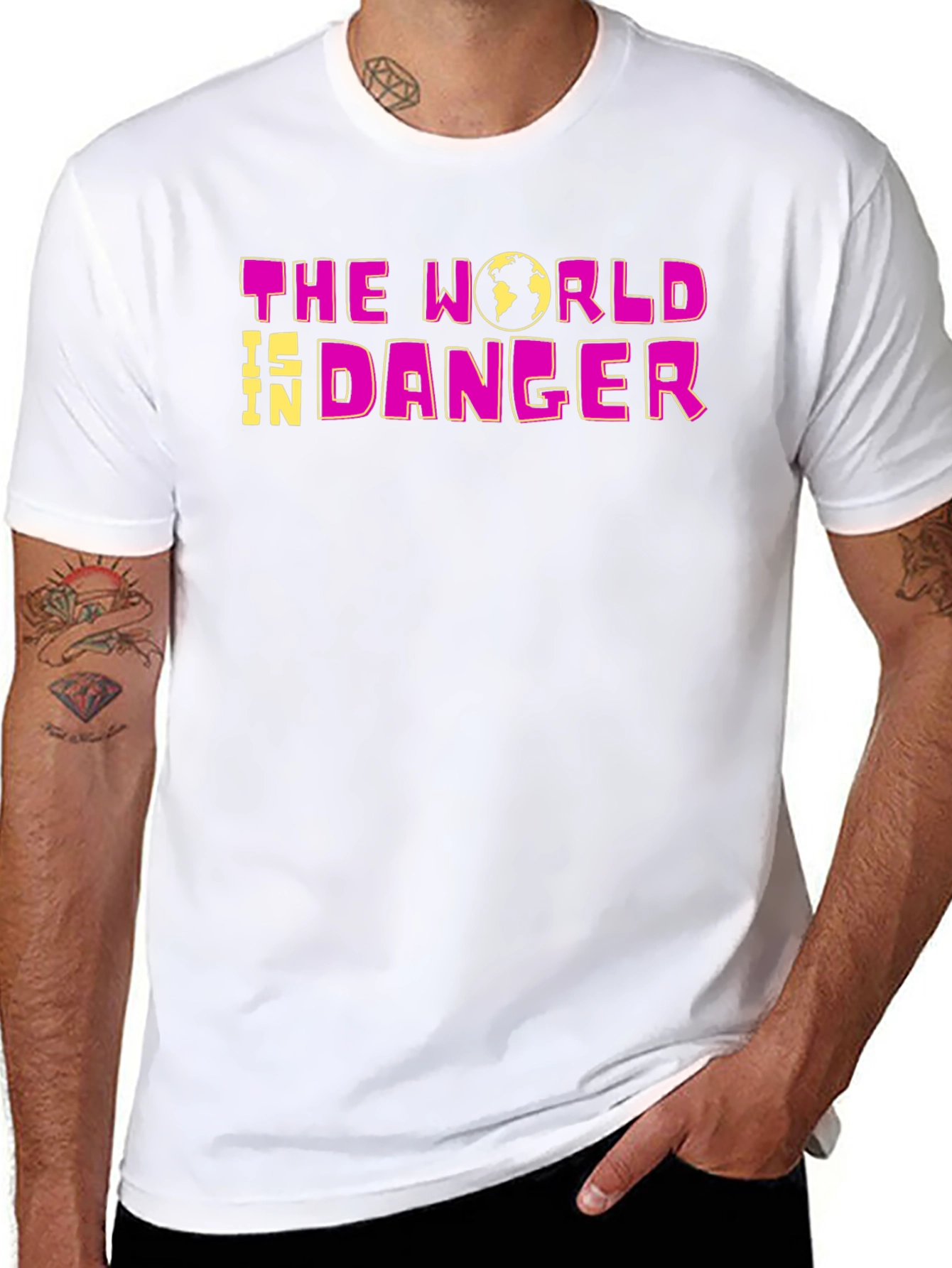 The World Is In Danger Graphic T-Shirt