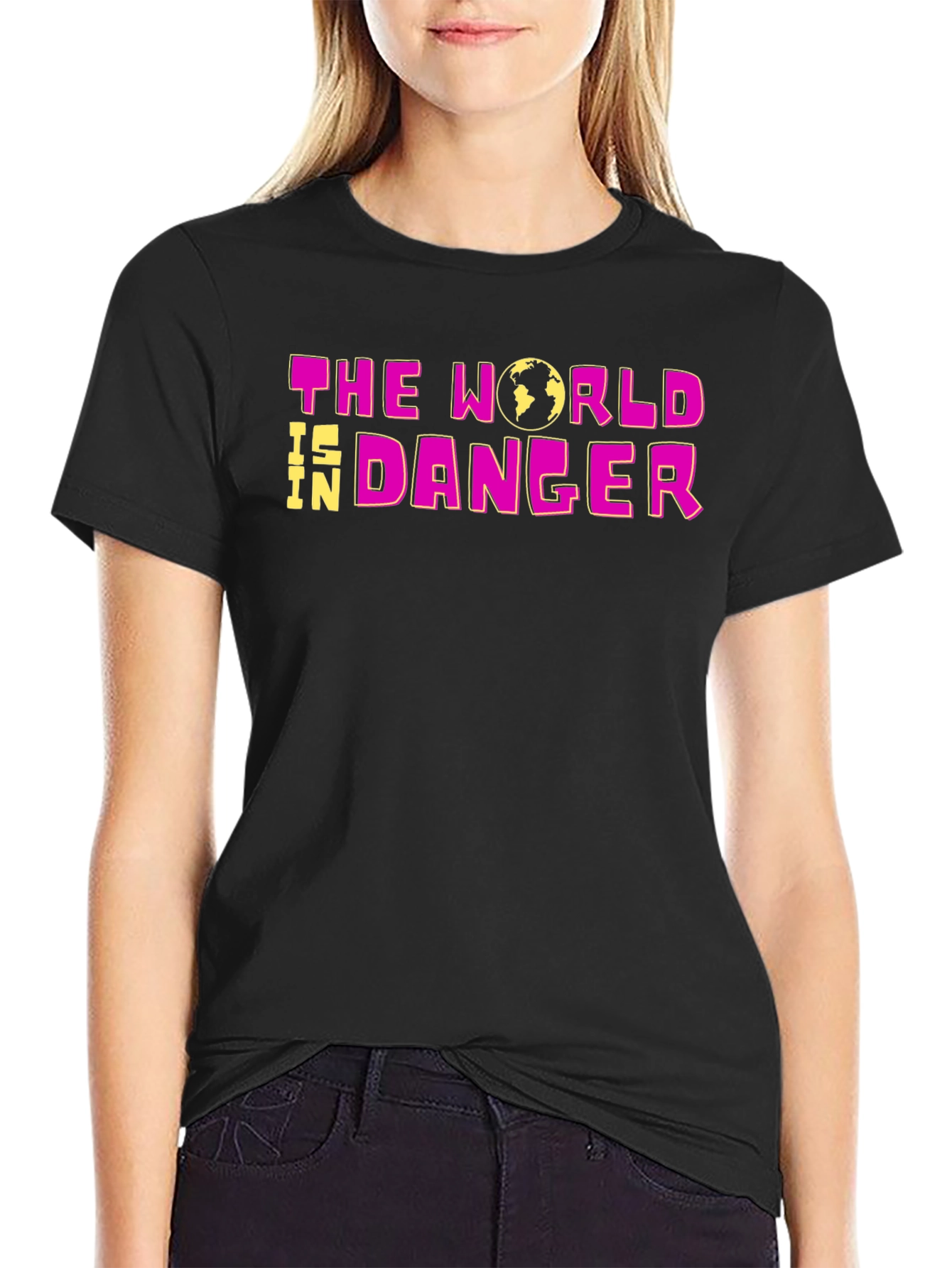 The World Is In Danger Graphic T-Shirt