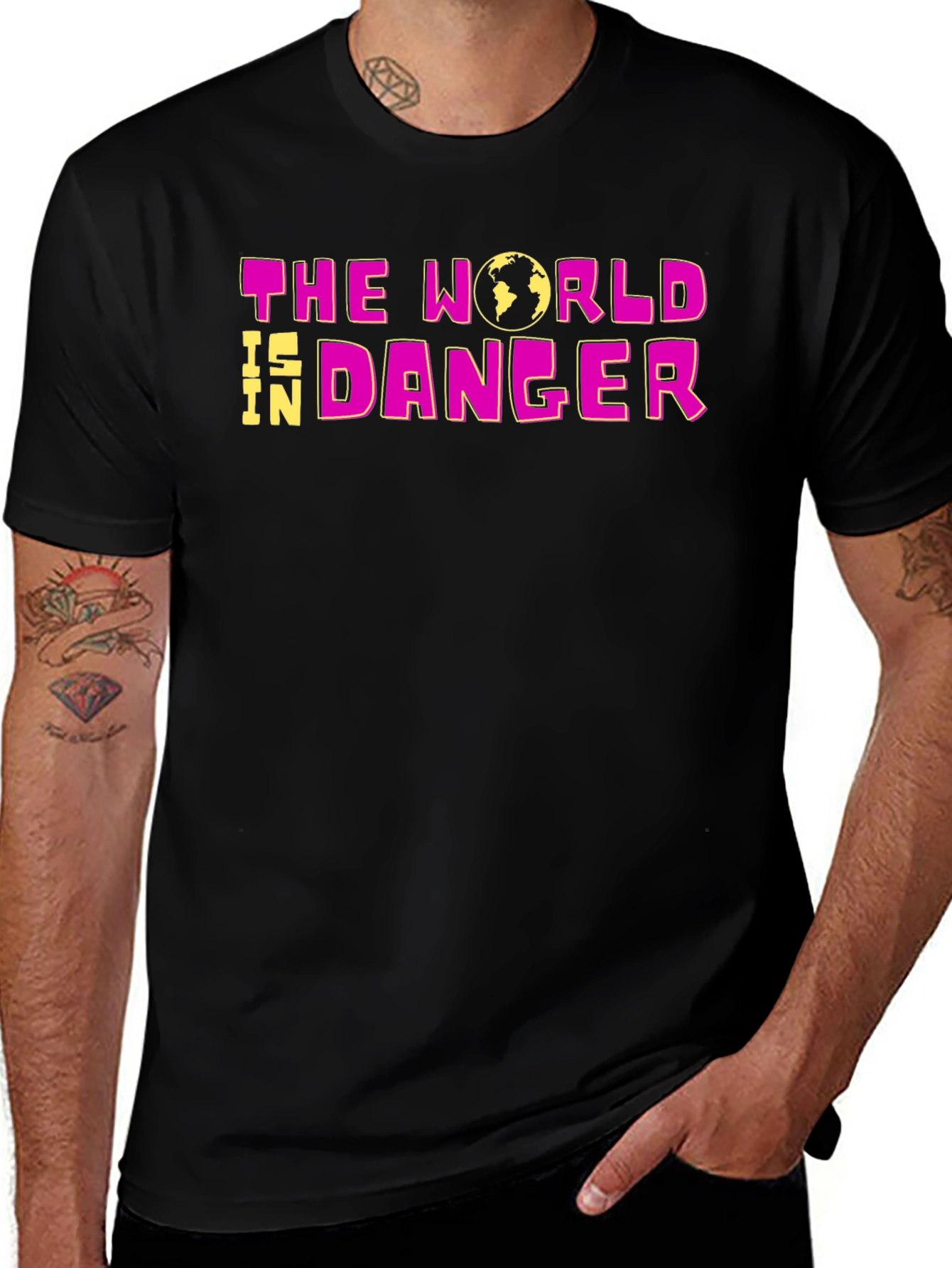 The World Is In Danger Graphic T-Shirt