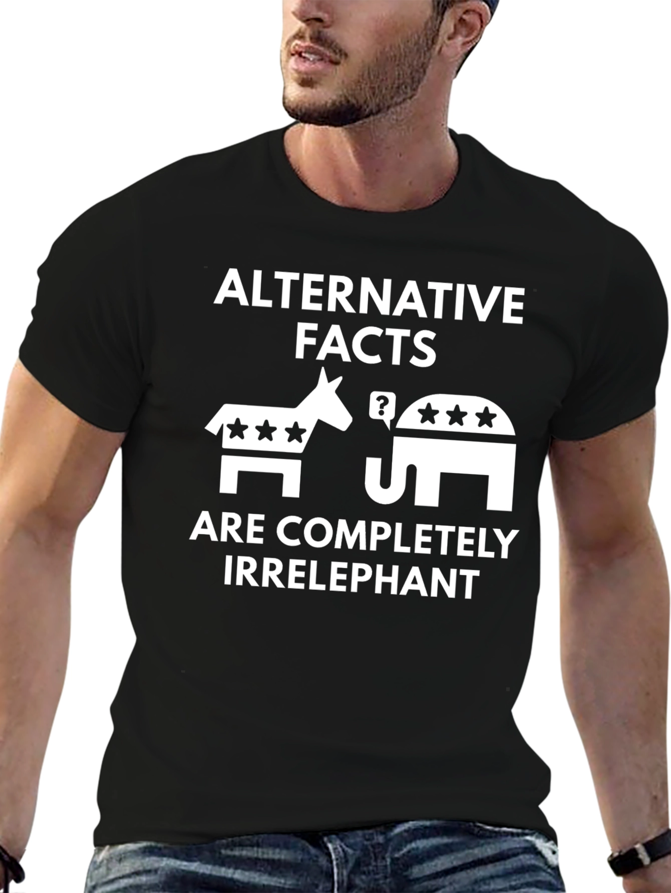 Alternative Facts Irrelephant Graphic T-Shirt