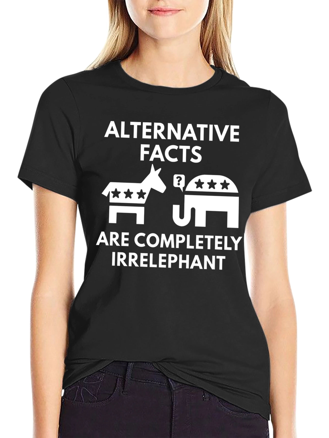 Alternative Facts Irrelephant Graphic T-Shirt