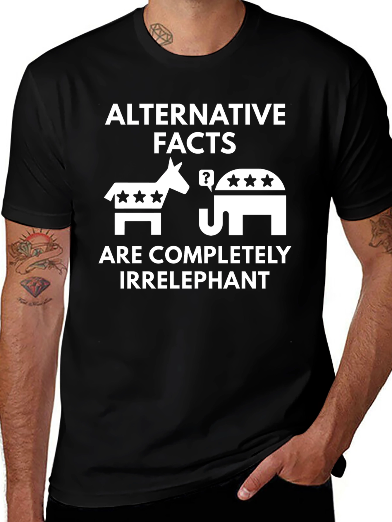 Alternative Facts Irrelephant Graphic T-Shirt