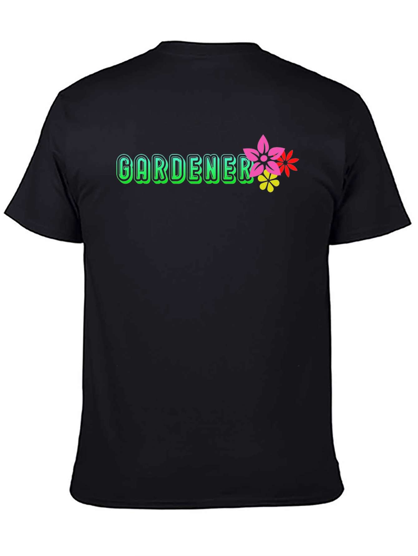 Gardener Graphic T-Shirt - Black