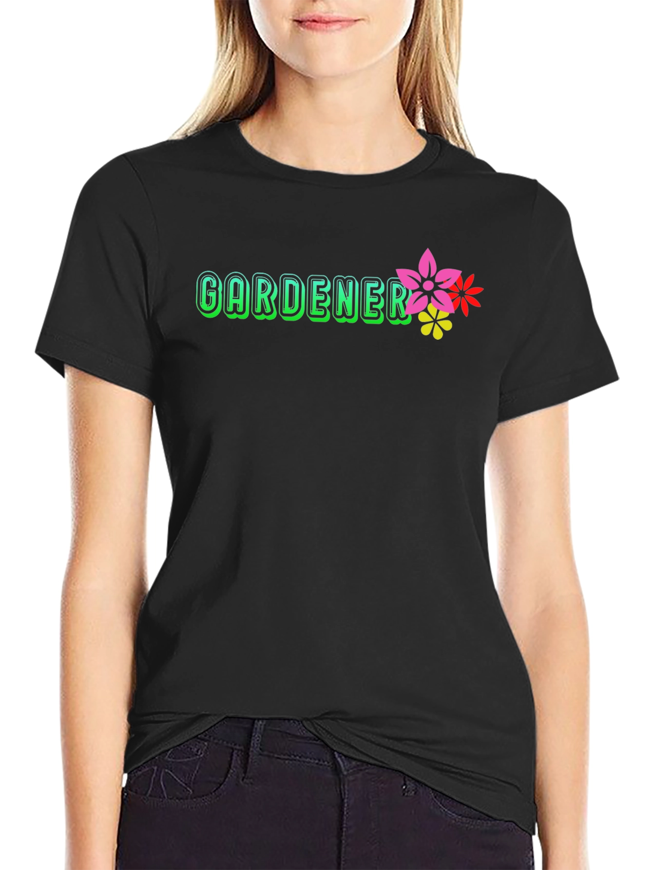Gardener Graphic T-Shirt - Black