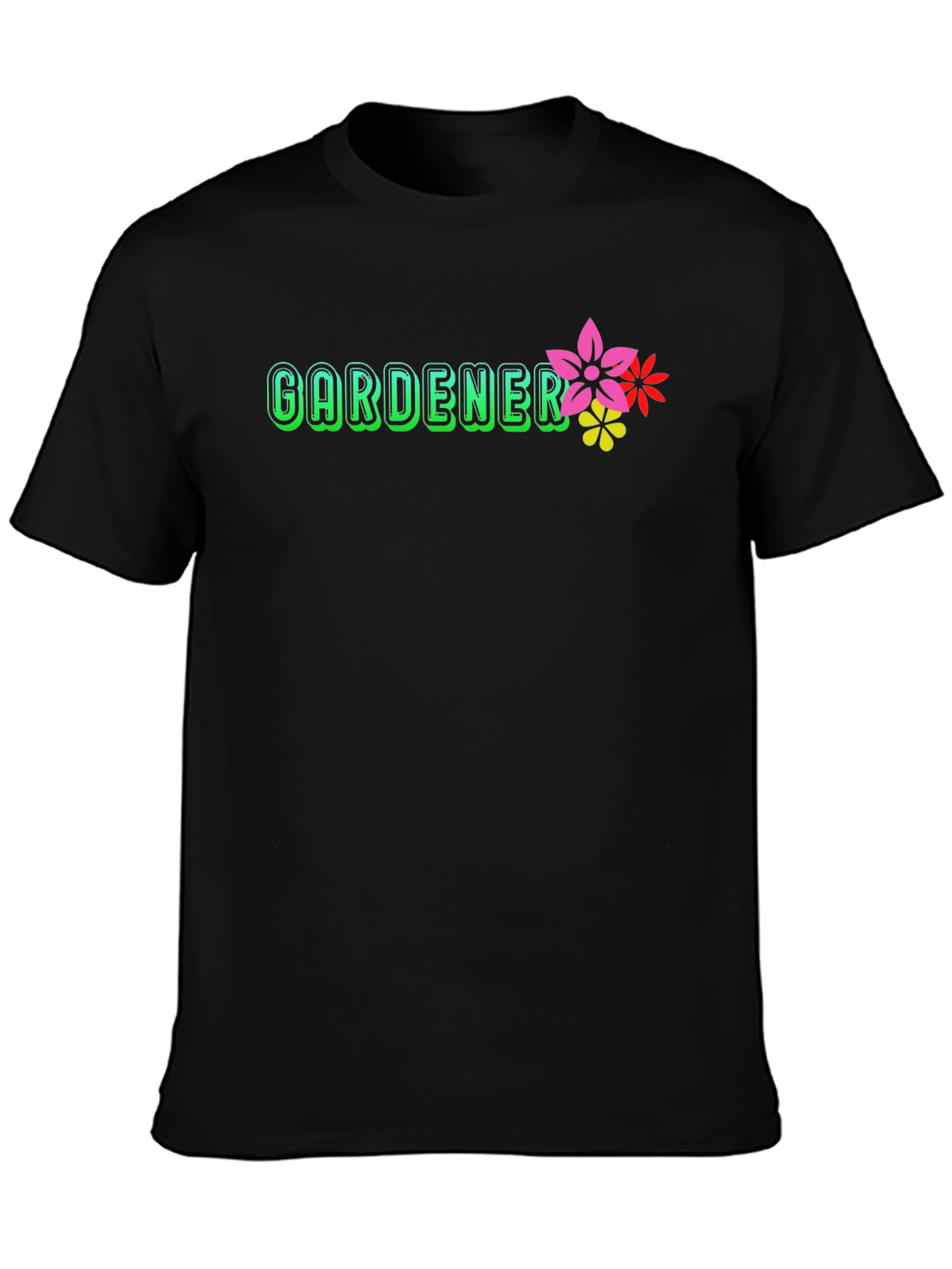 Gardener Graphic T-Shirt - Black