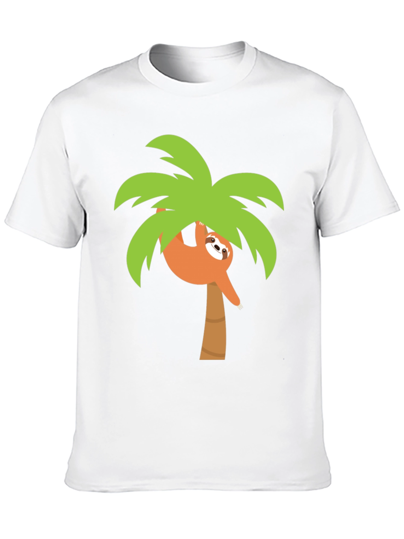 Sloth in Palm Tree Graphic Tee