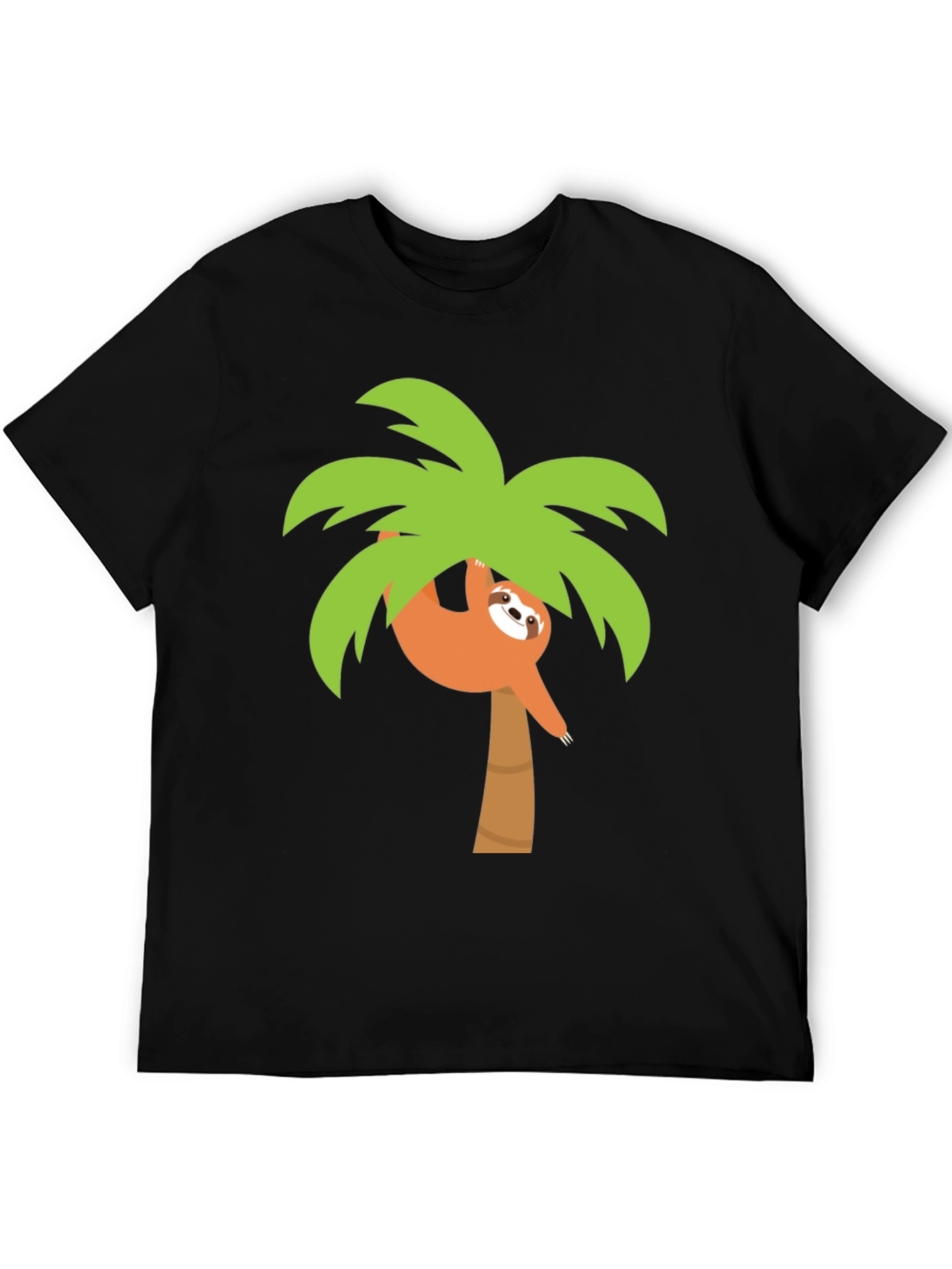 Sloth in Palm Tree Graphic Tee