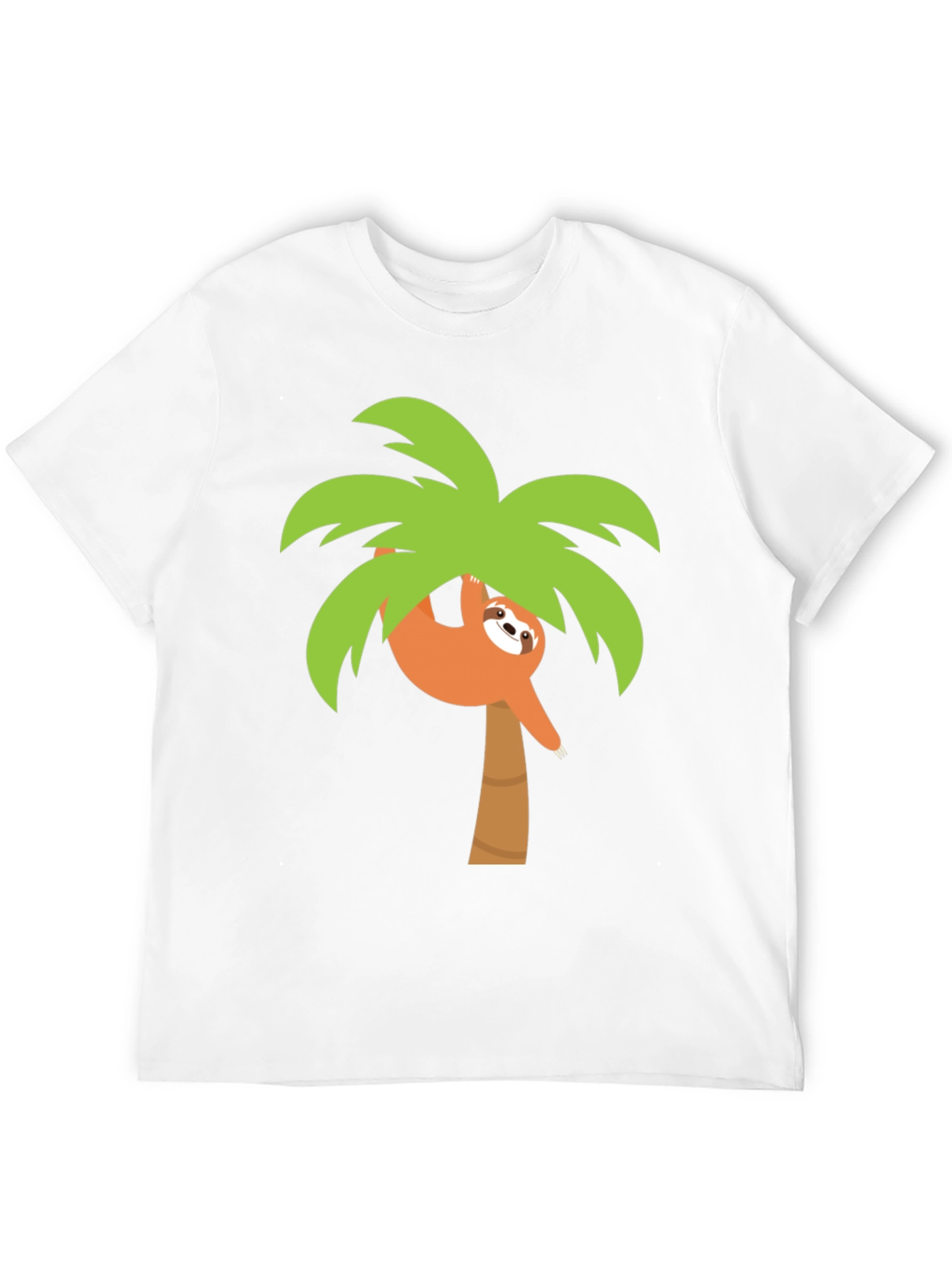 Sloth in Palm Tree Graphic Tee