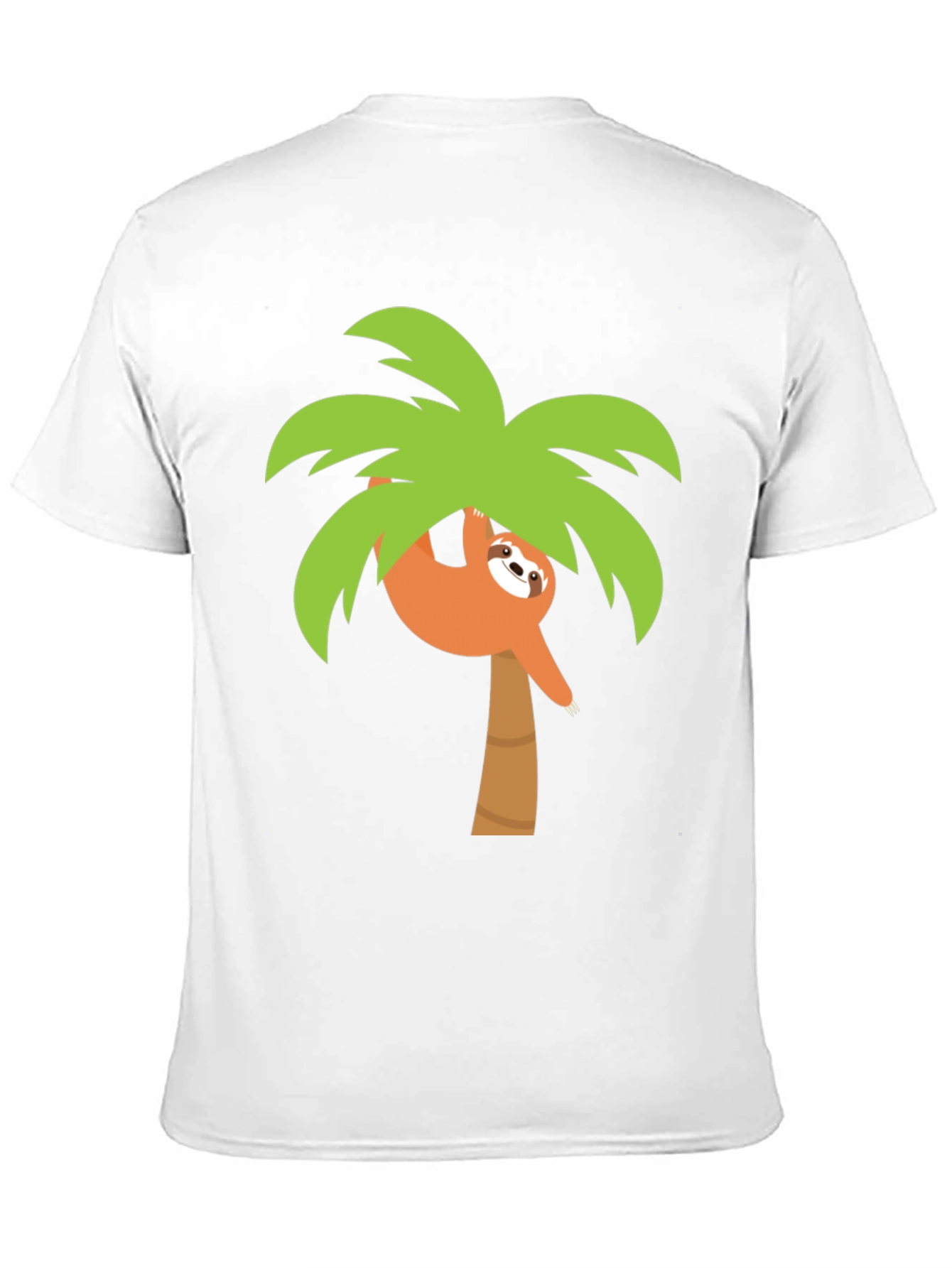 Sloth in Palm Tree Graphic Tee