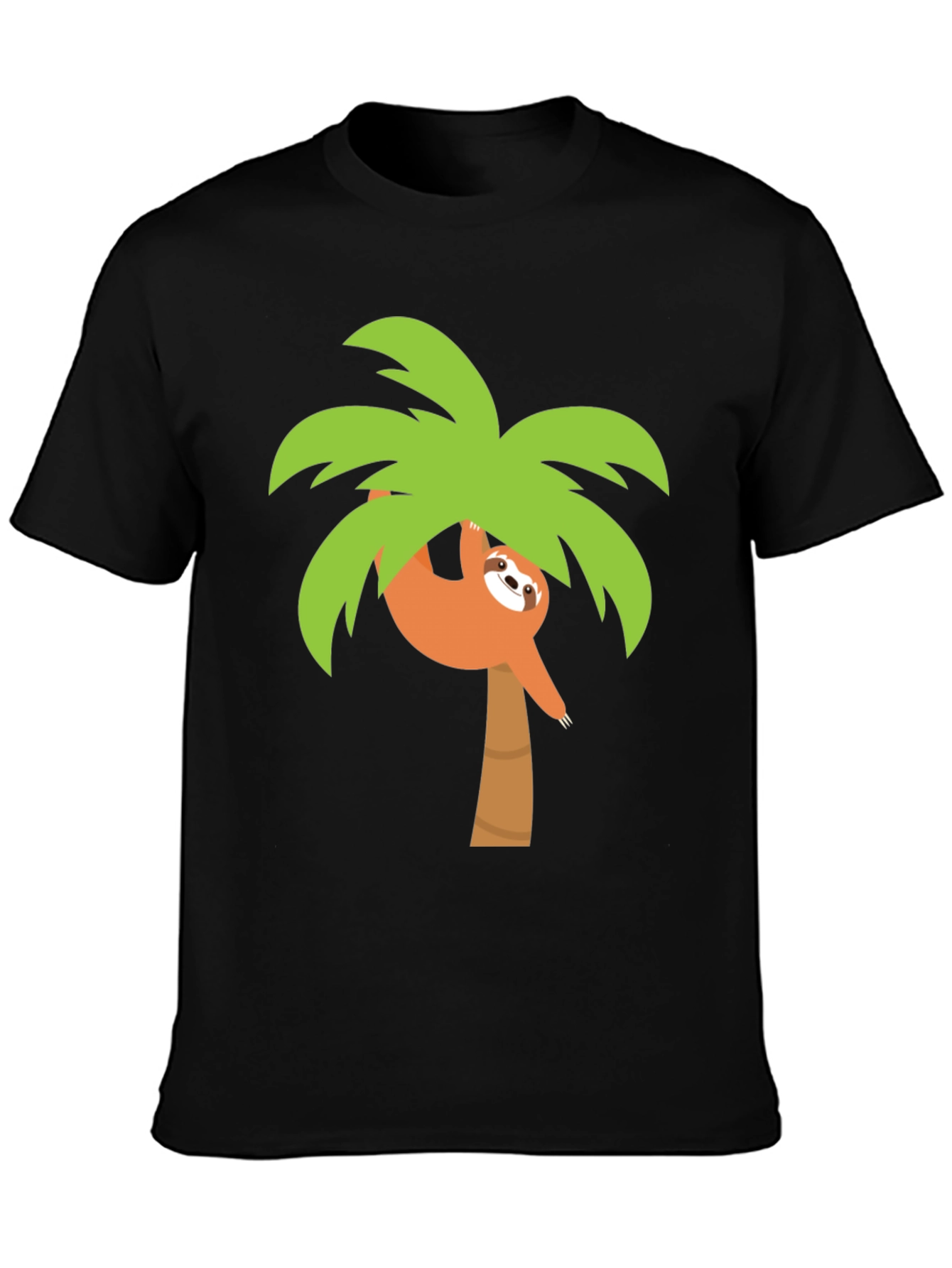 Sloth in Palm Tree Graphic Tee