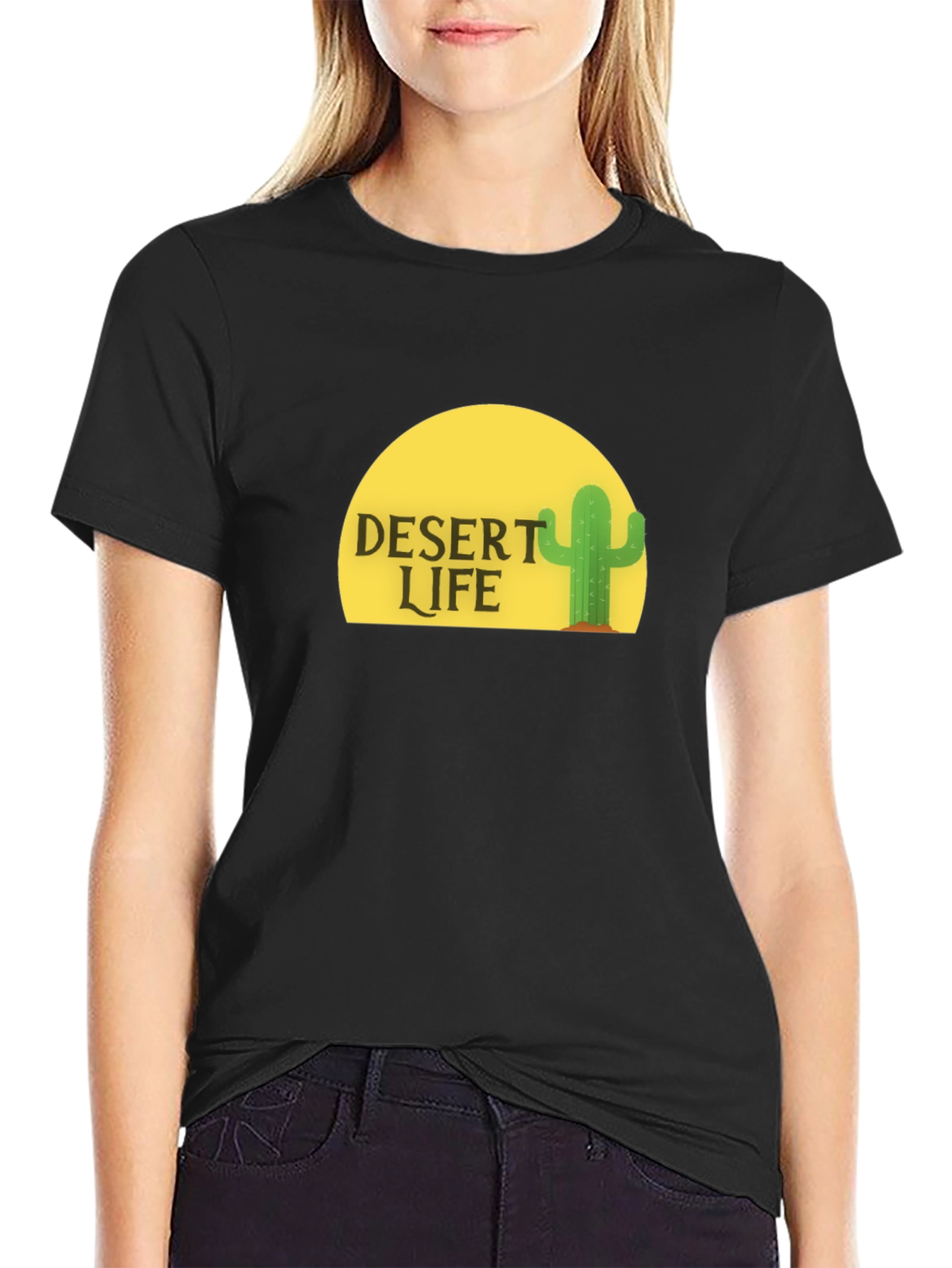 Desert Life Graphic Tee - Black