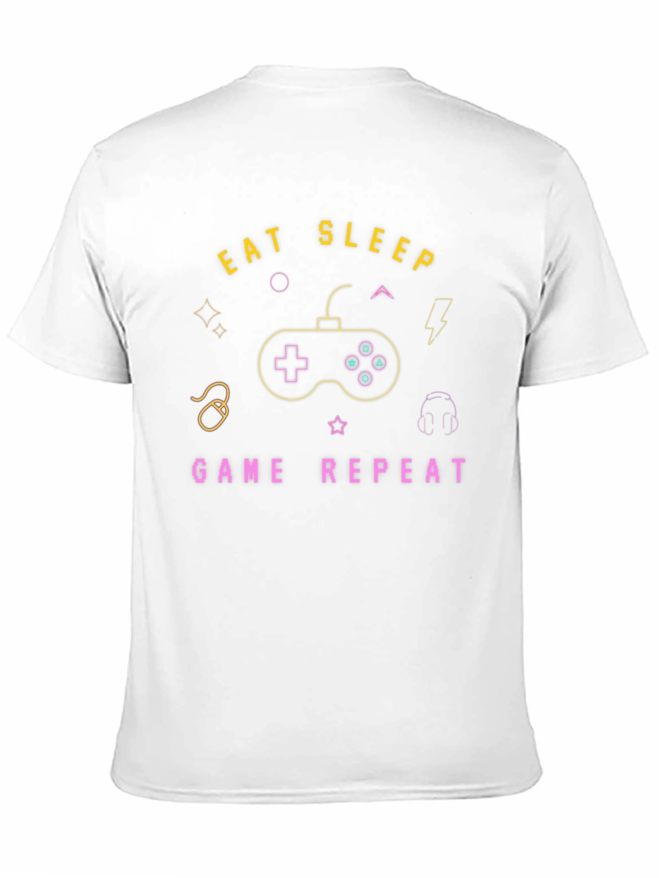 Eat Sleep Game Repeat Gamer T-Shirt