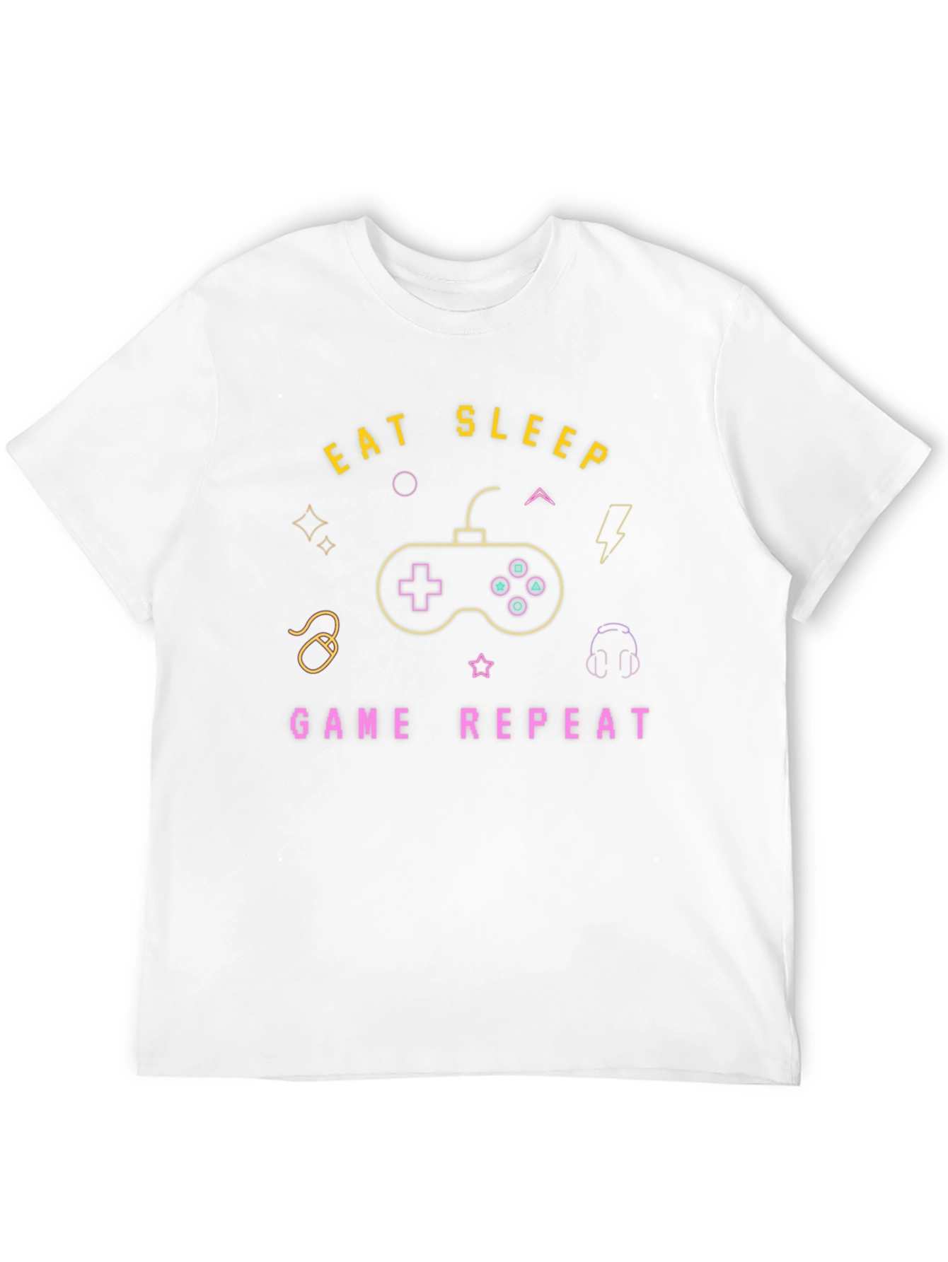 Eat Sleep Game Repeat Gamer T-Shirt