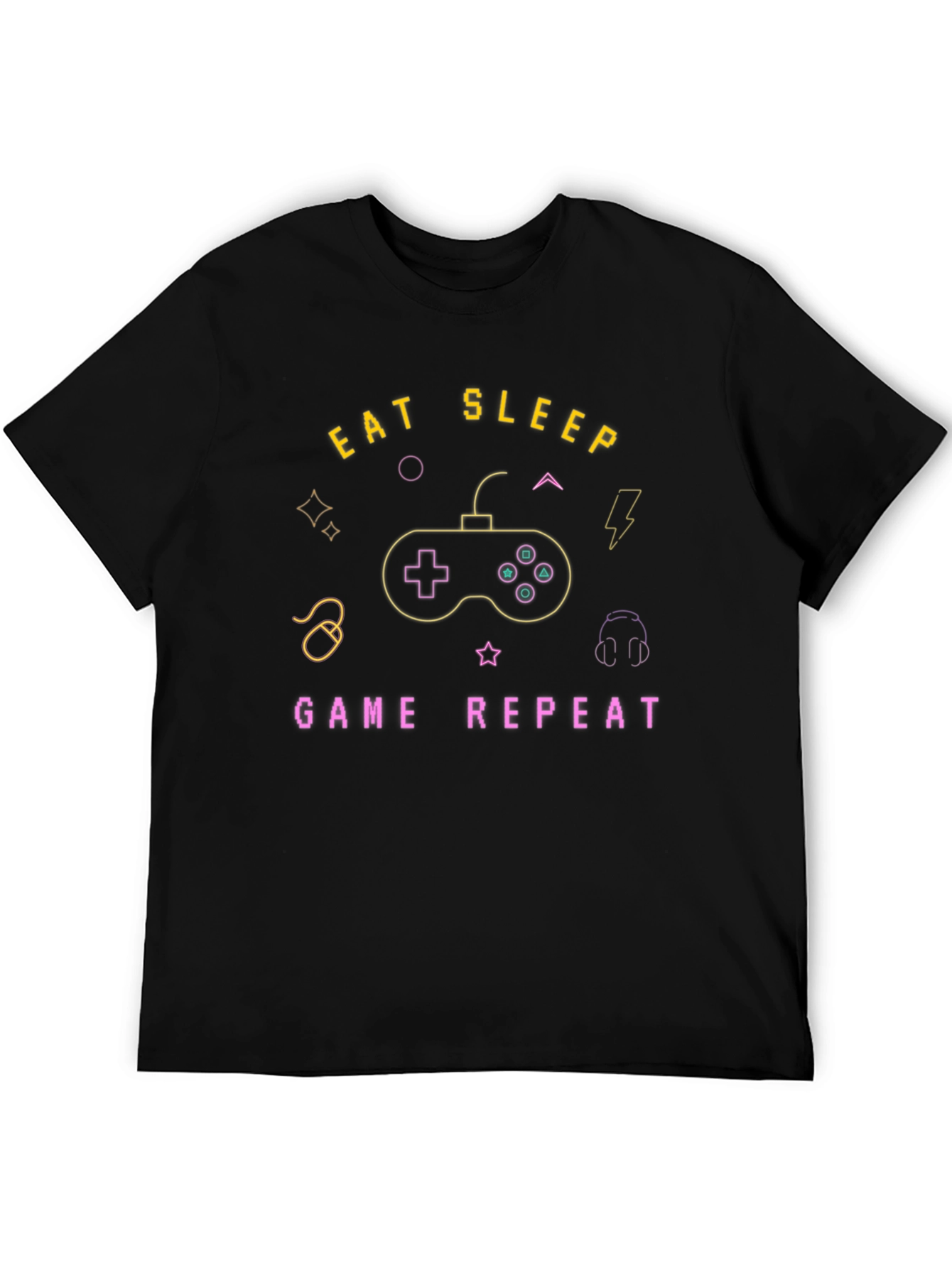 Eat Sleep Game Repeat Gamer T-Shirt