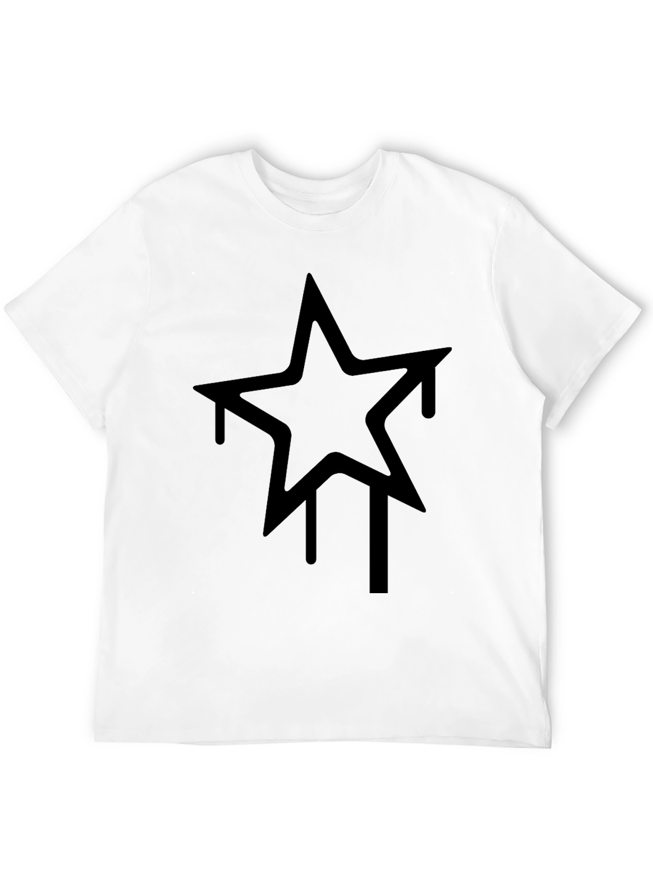 Urban Star Graphic Tee - Black