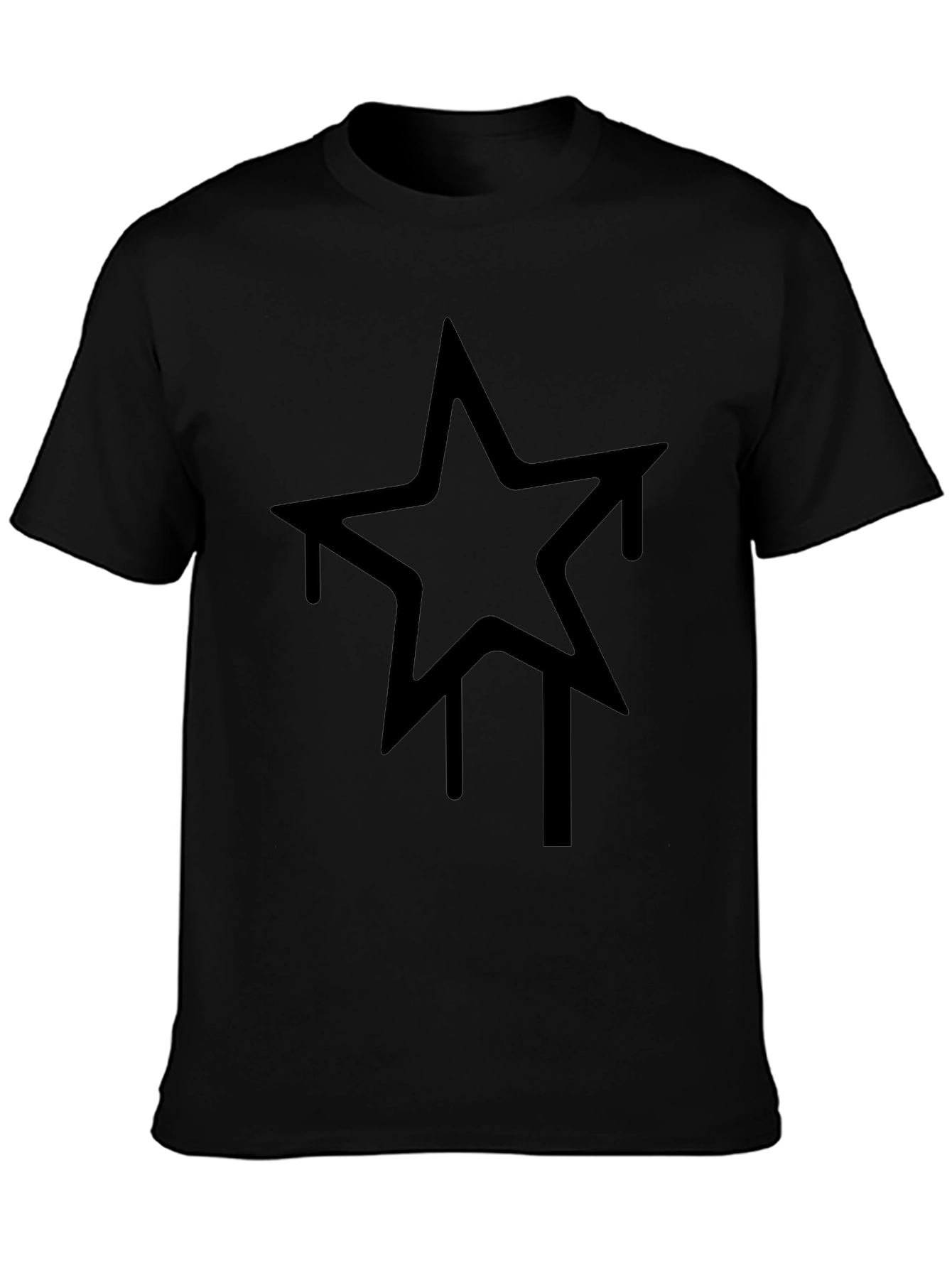 Urban Star Graphic Tee - Black