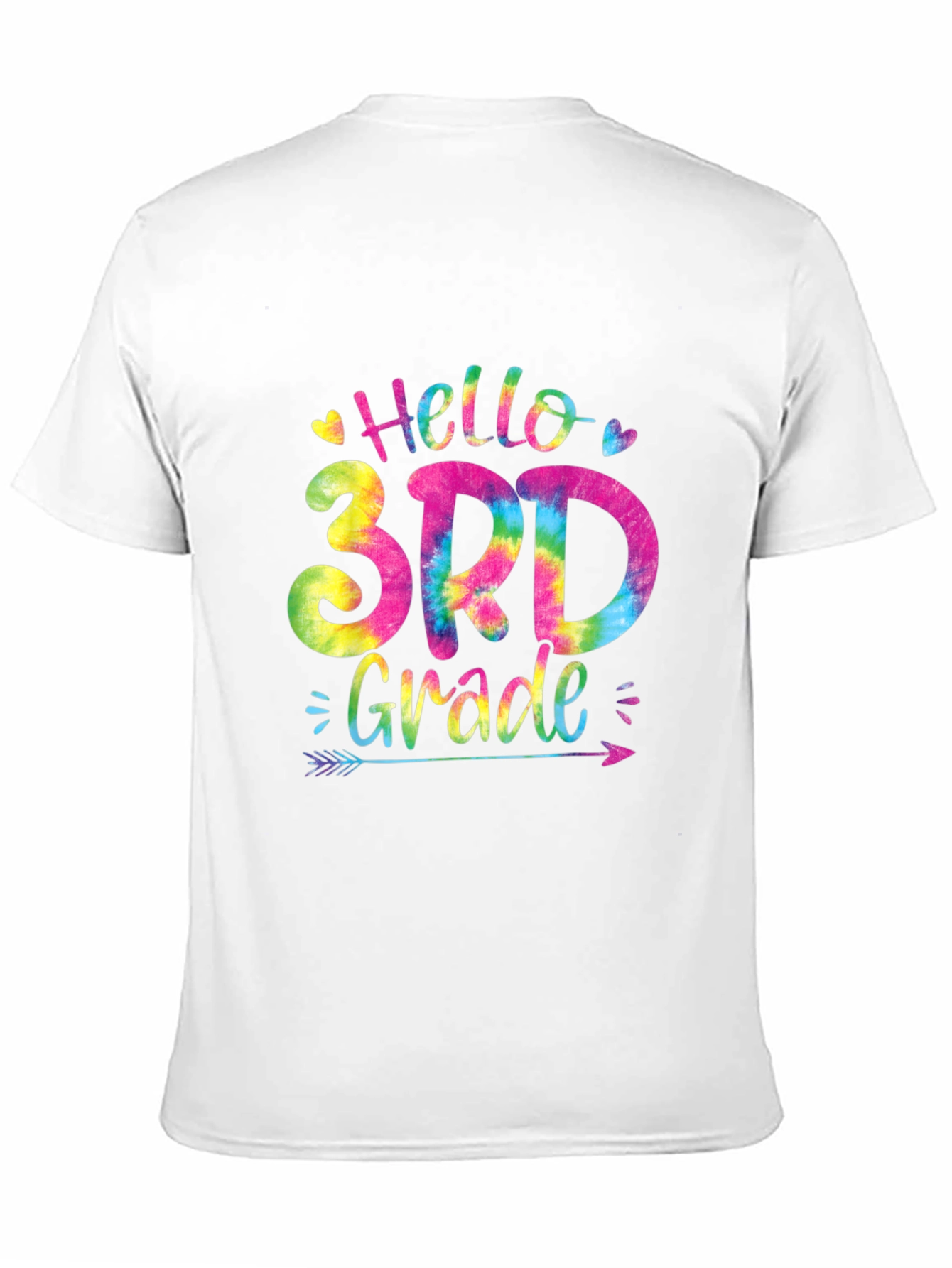 Hello 3rd Grade Tie Dye T-Shirt