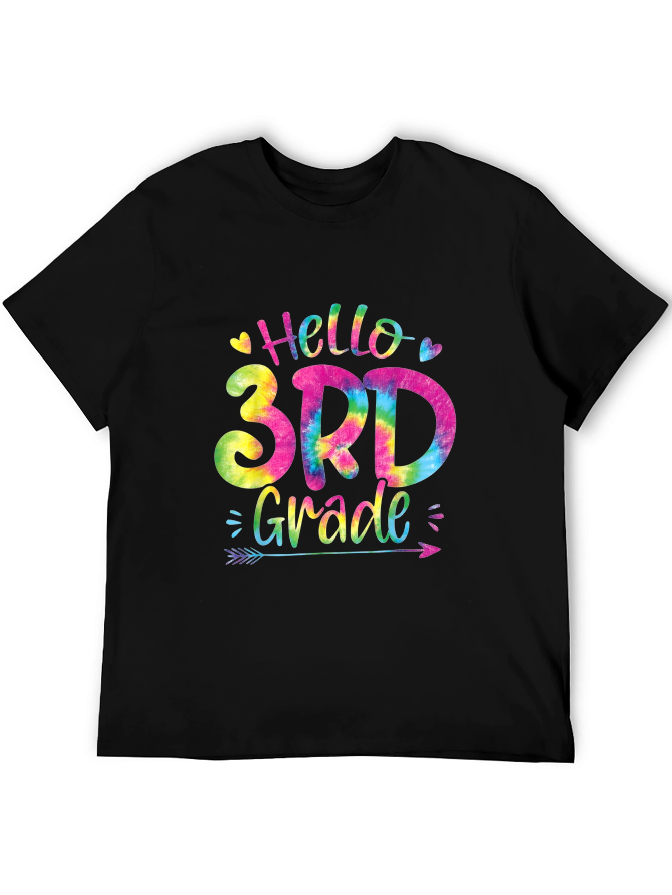 Hello 3rd Grade Tie Dye T-Shirt