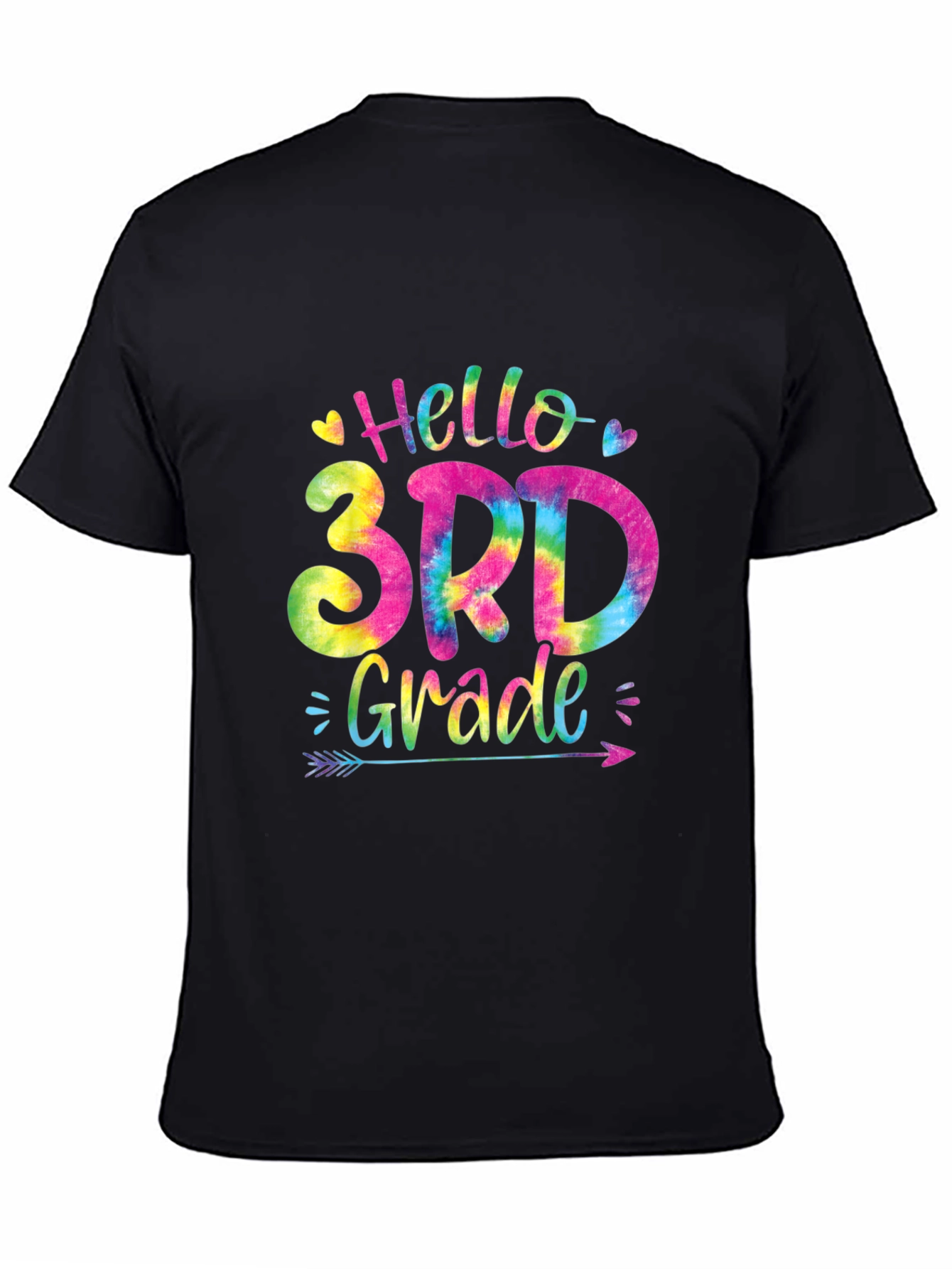 Hello 3rd Grade Tie Dye T-Shirt