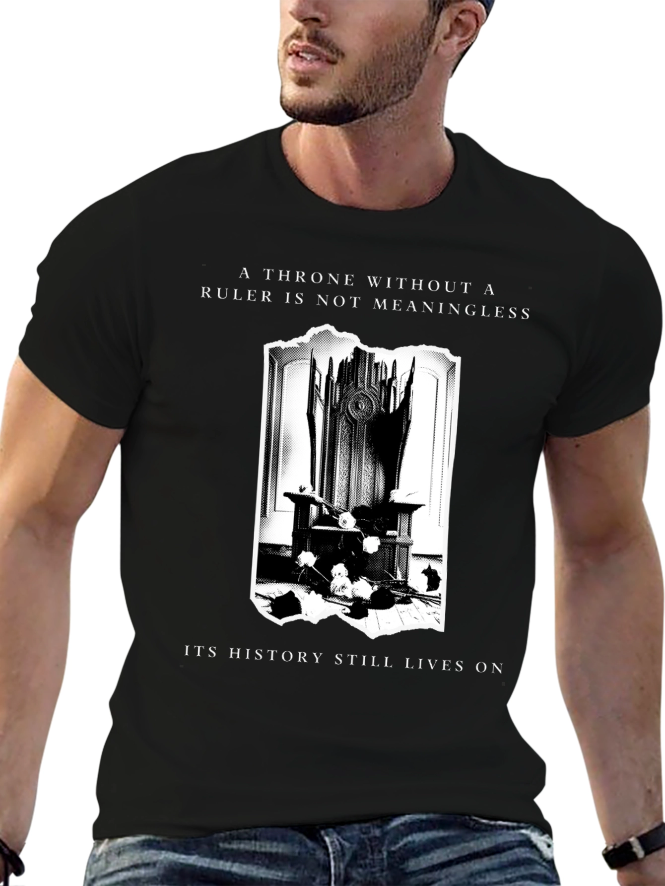Throne History T-Shirt - Meaningful Rulerless Design