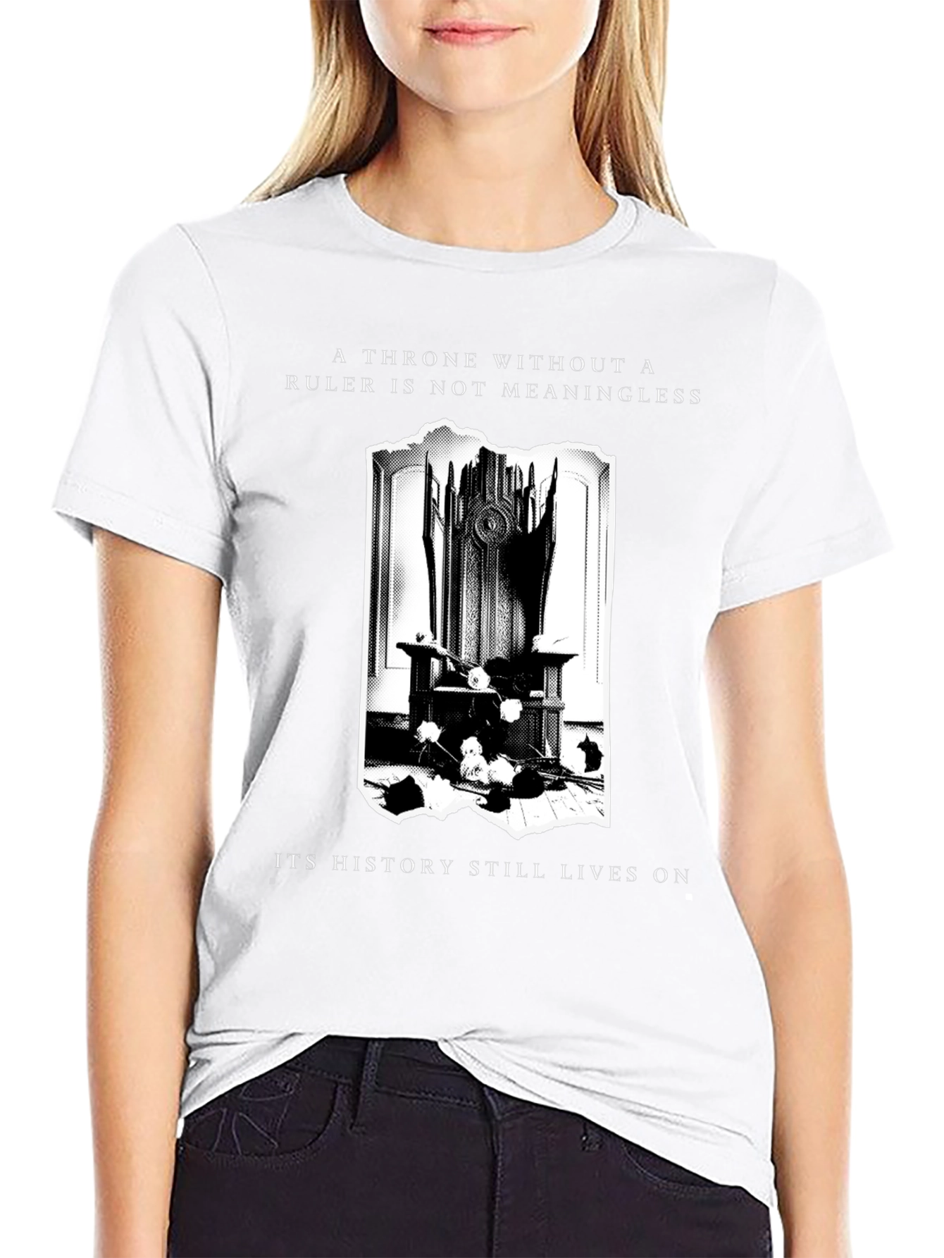 Throne History T-Shirt - Meaningful Rulerless Design