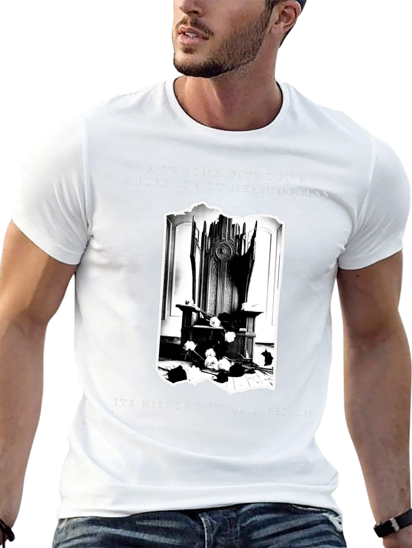 Throne History T-Shirt - Meaningful Rulerless Design