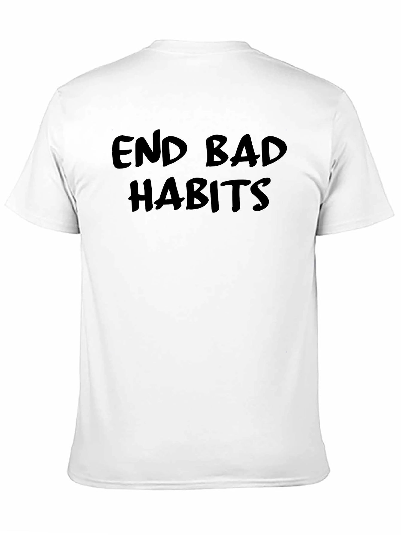 End Bad Habits Black T-Shirt