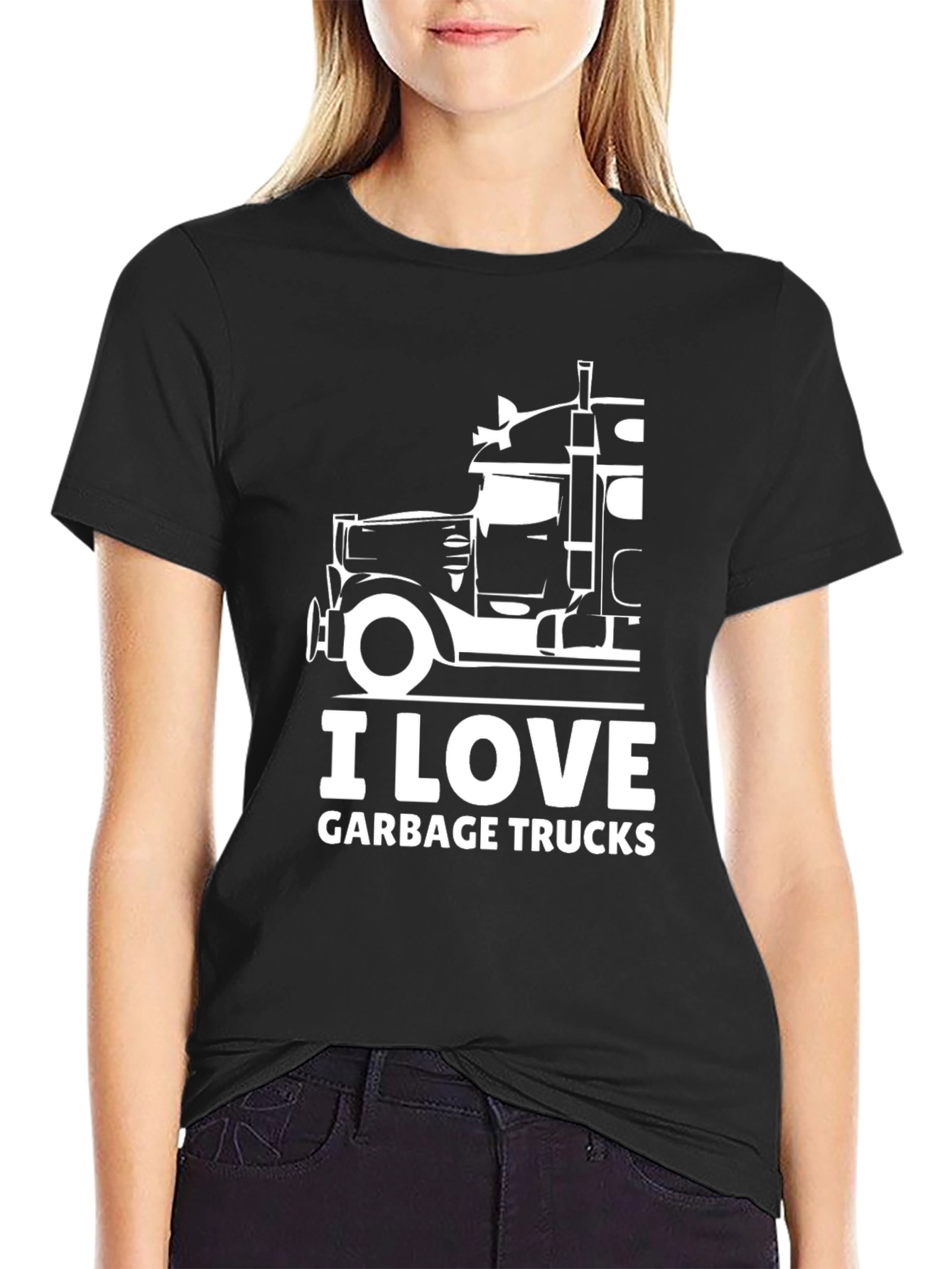 I Love Garbage Trucks T-Shirt