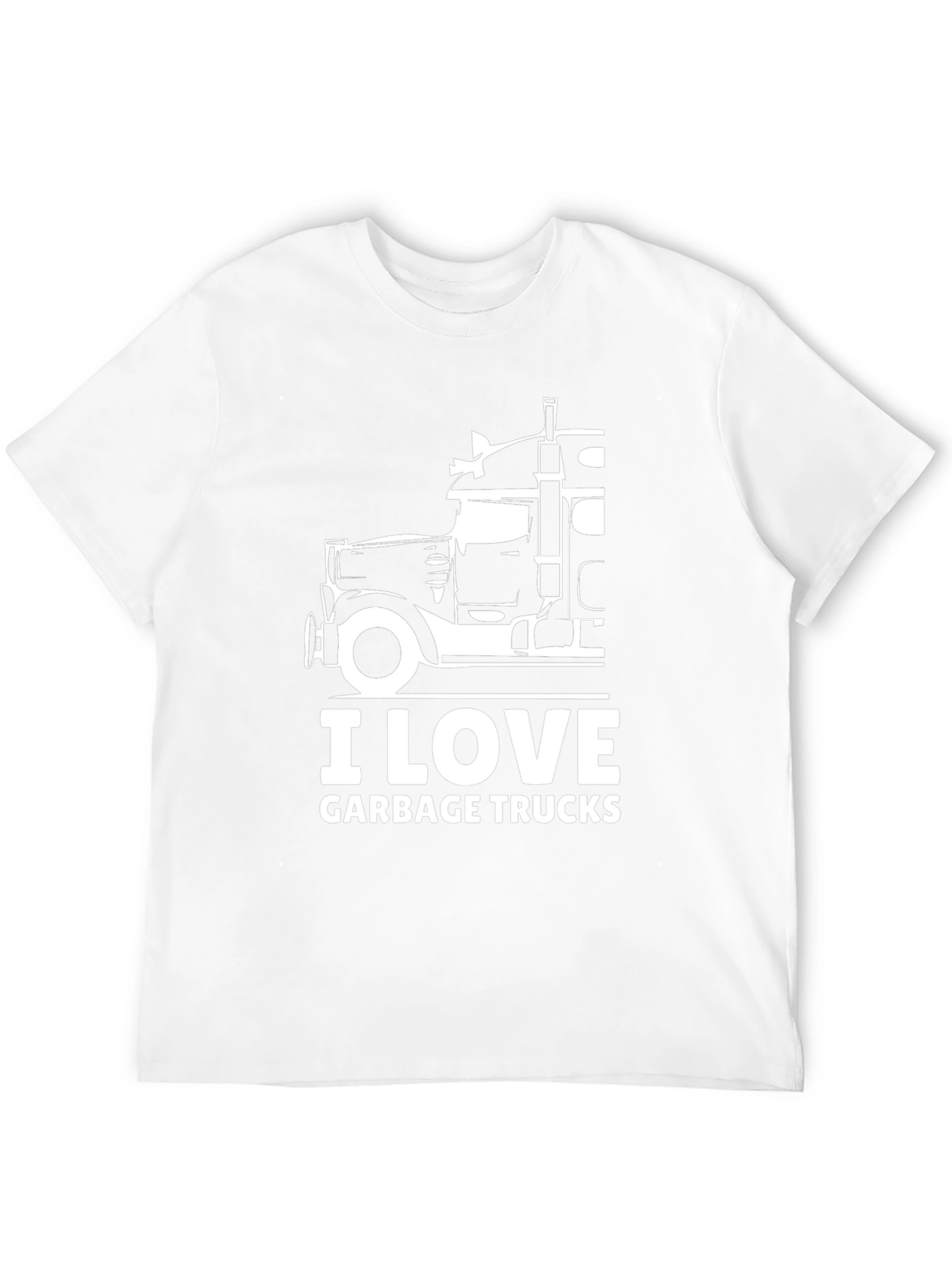 I Love Garbage Trucks T-Shirt