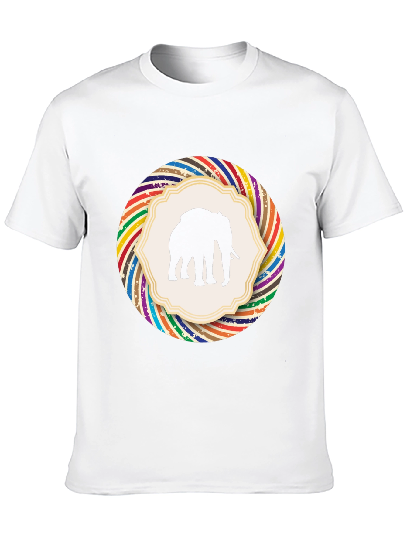 Elephant Silhouette Graphic Tee