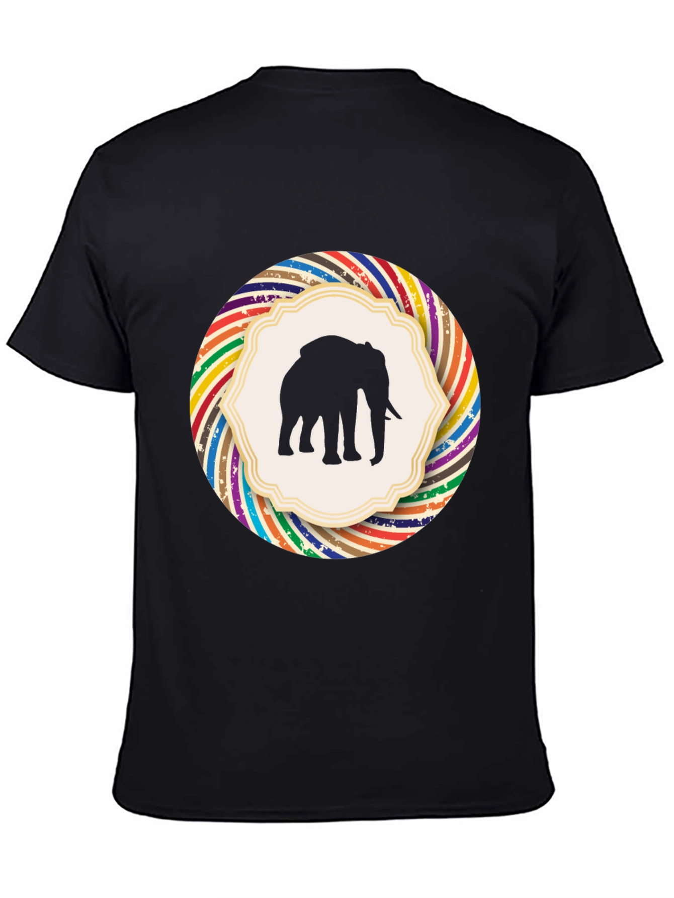 Elephant Silhouette Graphic Tee