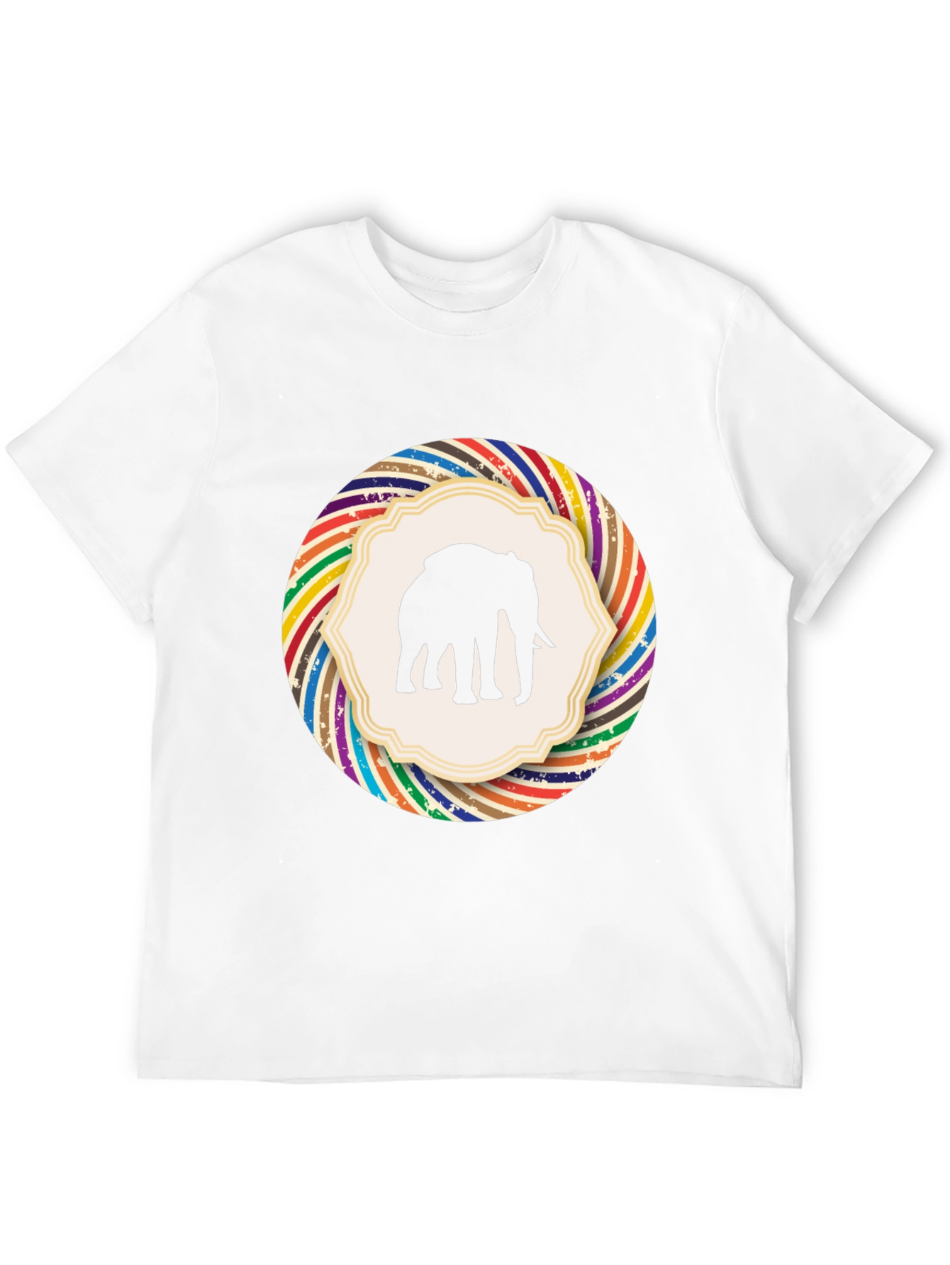 Elephant Silhouette Graphic Tee