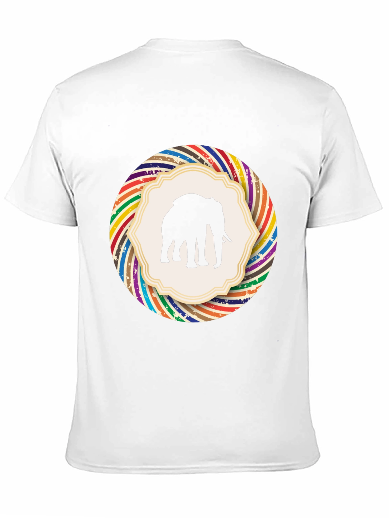 Elephant Silhouette Graphic Tee
