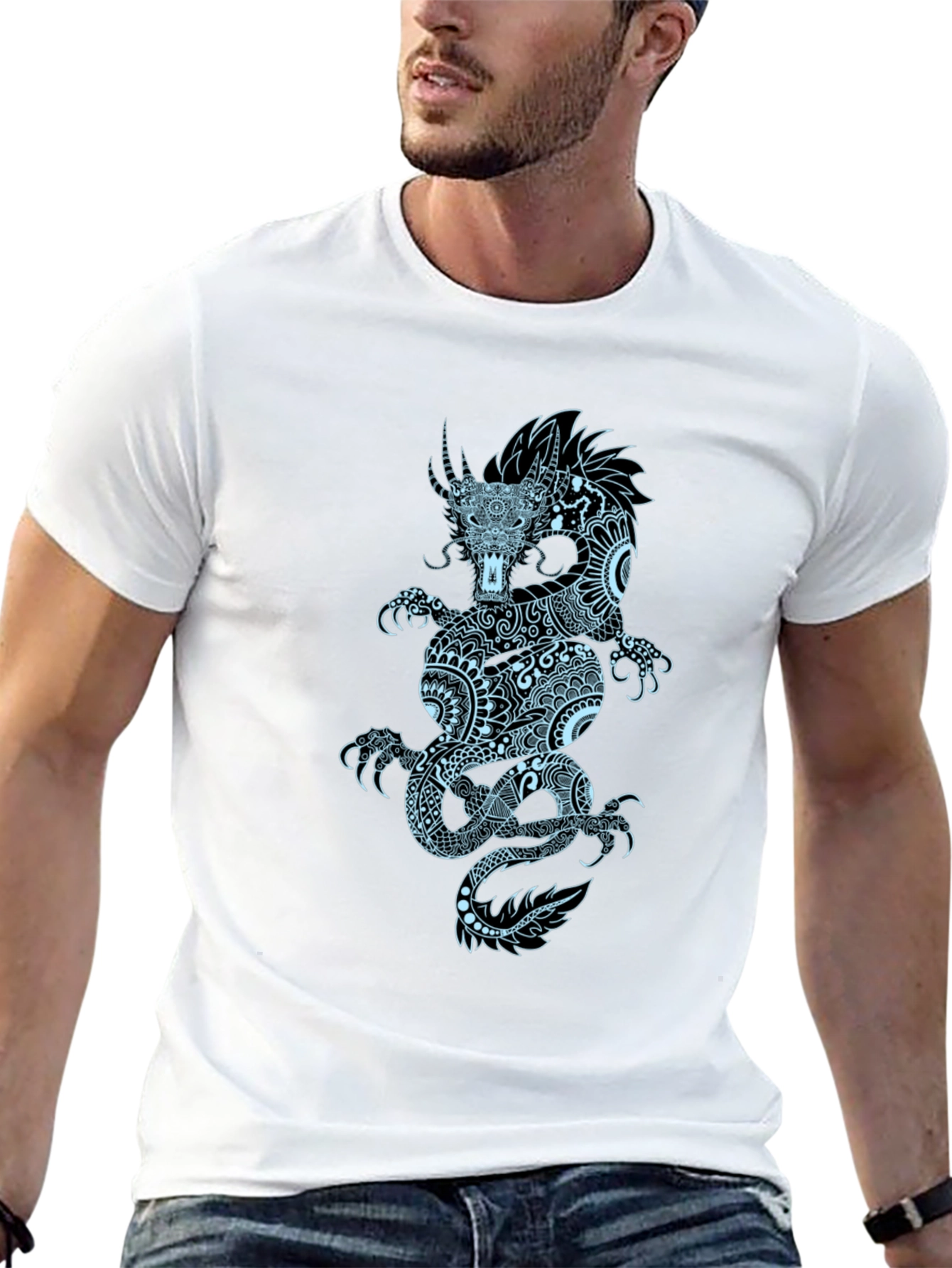 Dragon Graphic Black T-Shirt