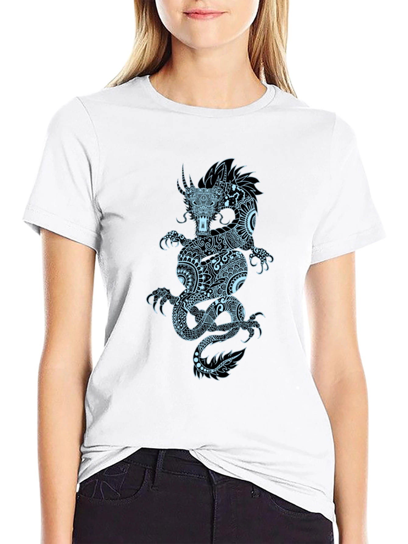 Dragon Graphic Black T-Shirt