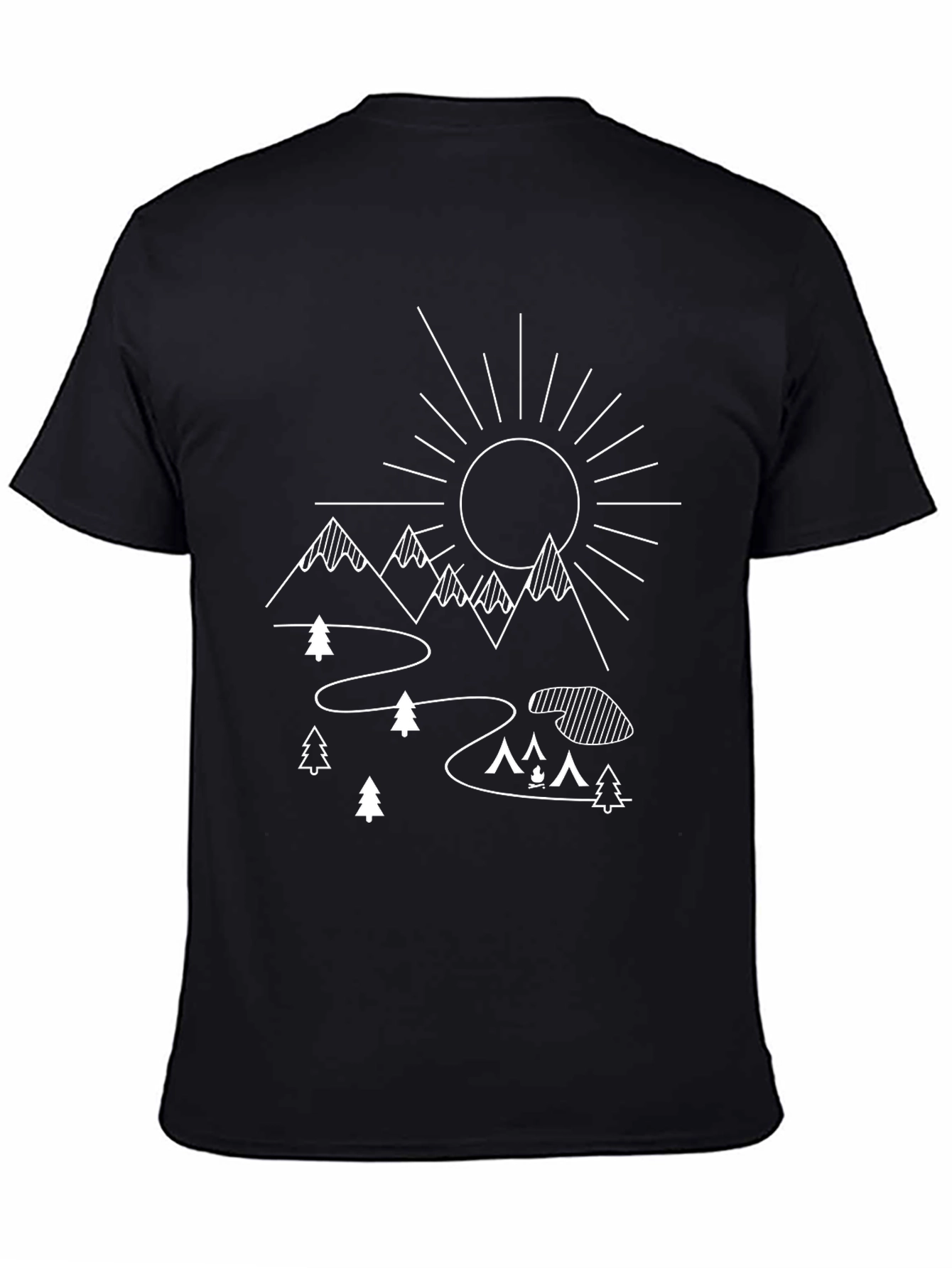 Outdoor Adventure T-Shirt - Mountain Camping Design