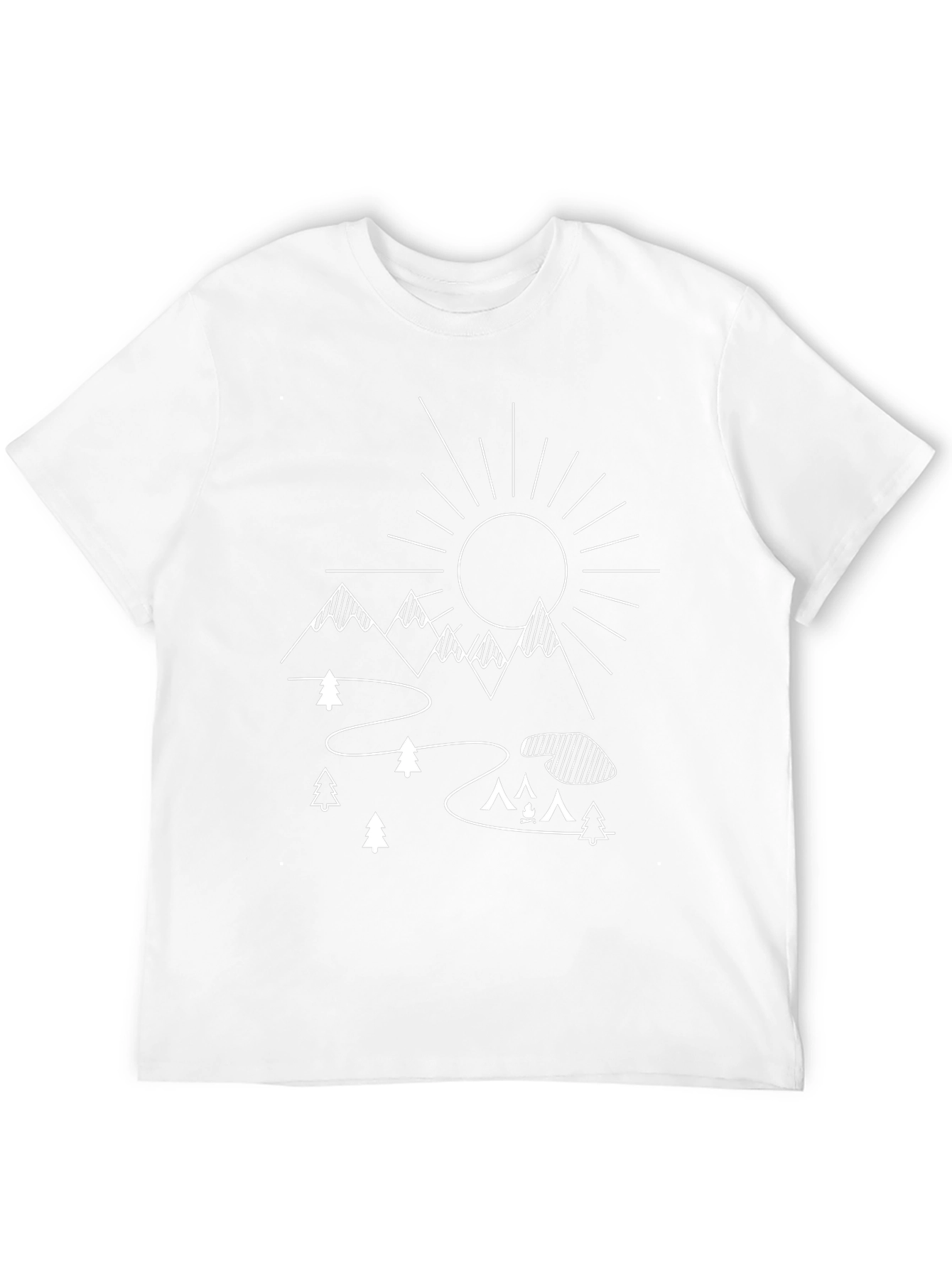 Outdoor Adventure T-Shirt - Mountain Camping Design
