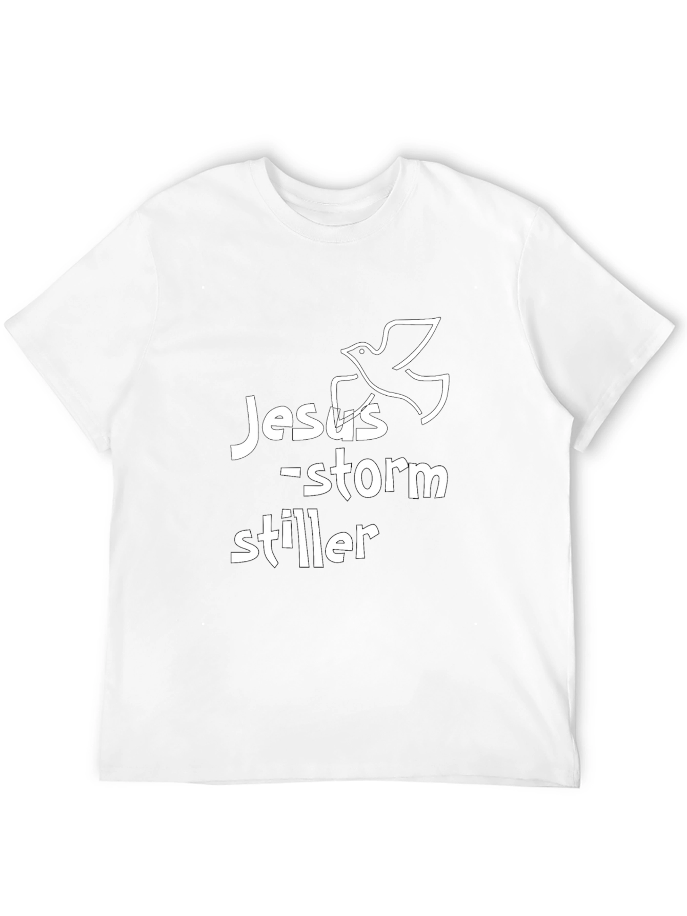 Jesus Storm Stiller Graphic T-Shirt