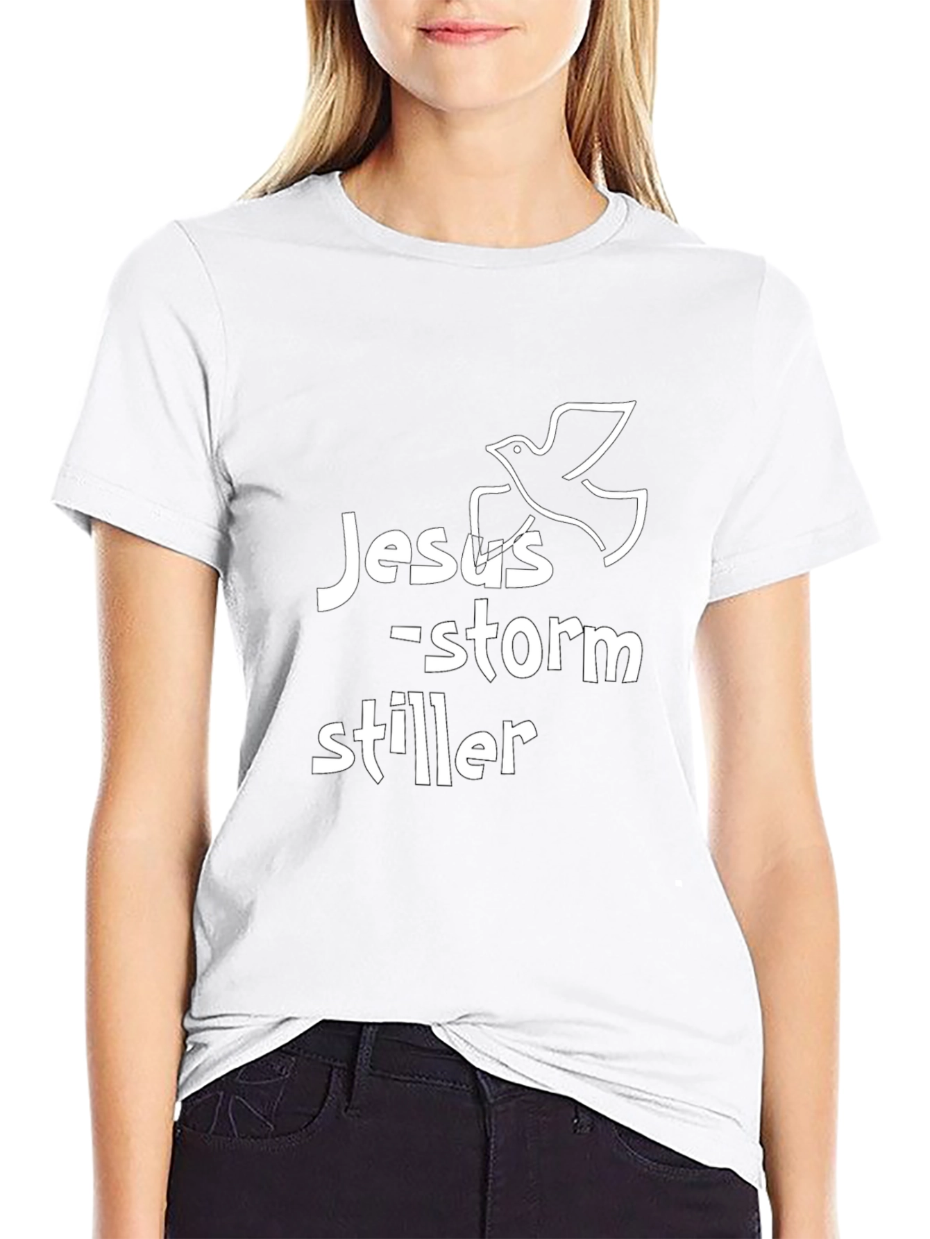 Jesus Storm Stiller Graphic T-Shirt