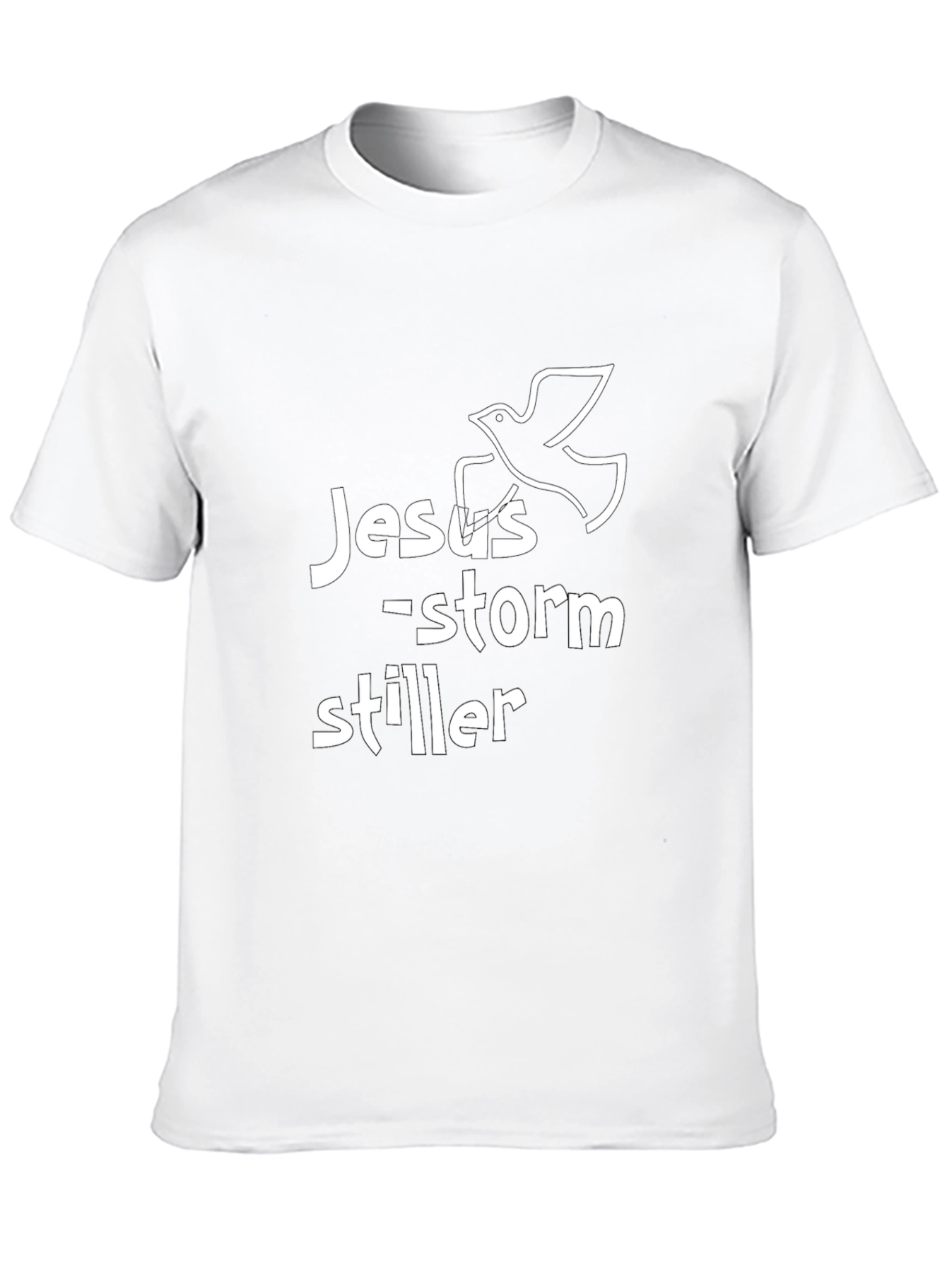 Jesus Storm Stiller Graphic T-Shirt