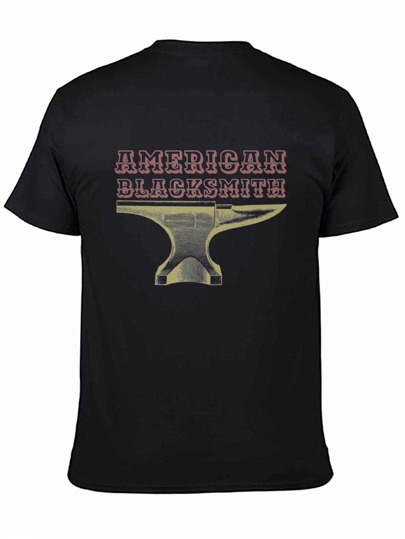American Blacksmith Anvil Graphic Tee - Black