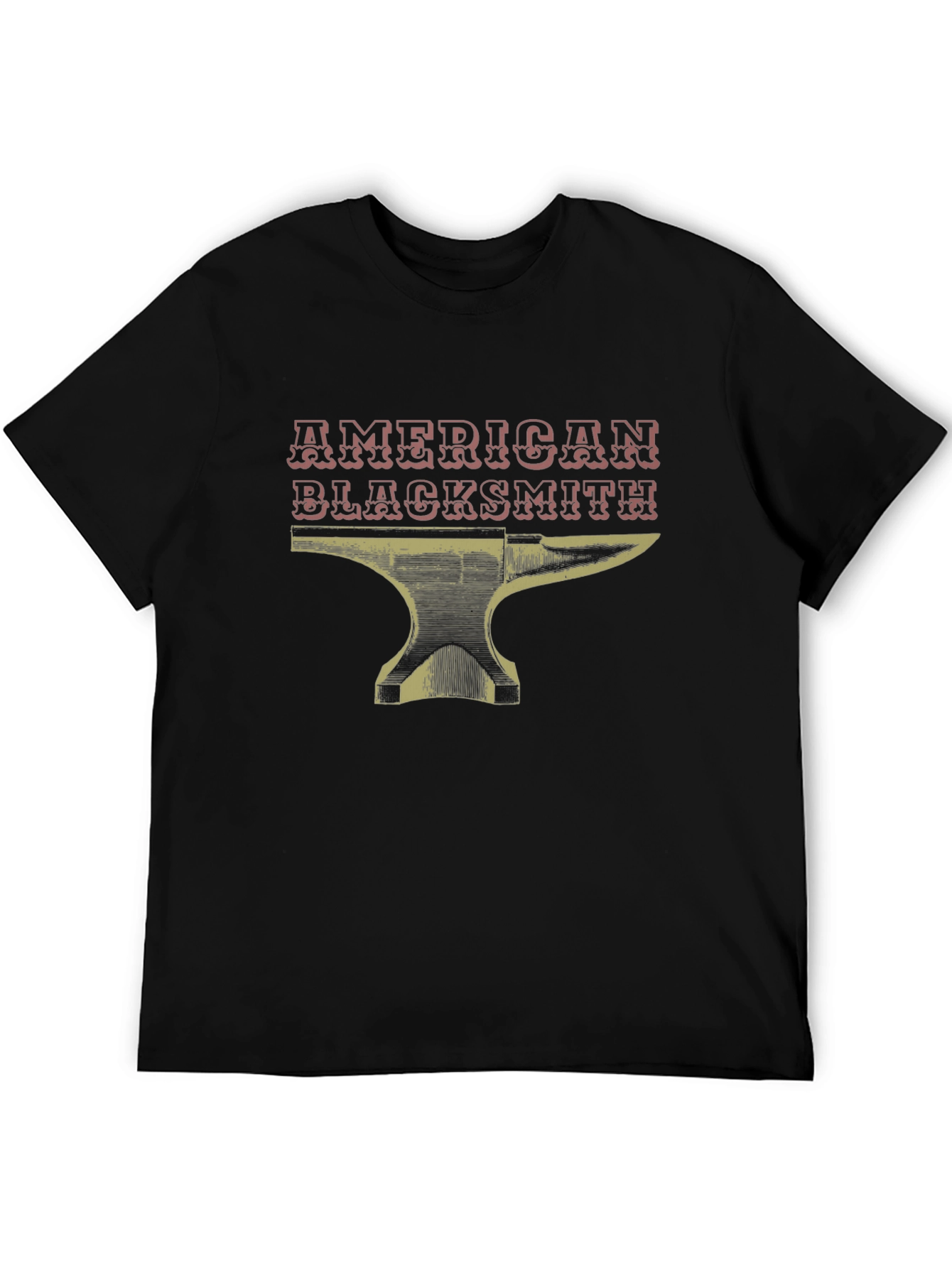American Blacksmith Anvil Graphic Tee - Black